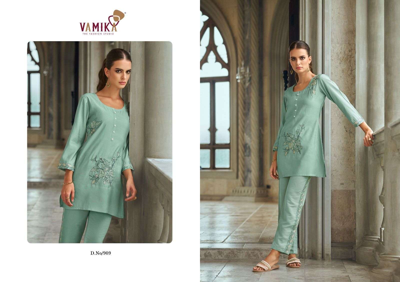 VAMIKA ALEENA VOL 2 VISCOSE FANCY DESIGNER LOOK CO-ORD SET
