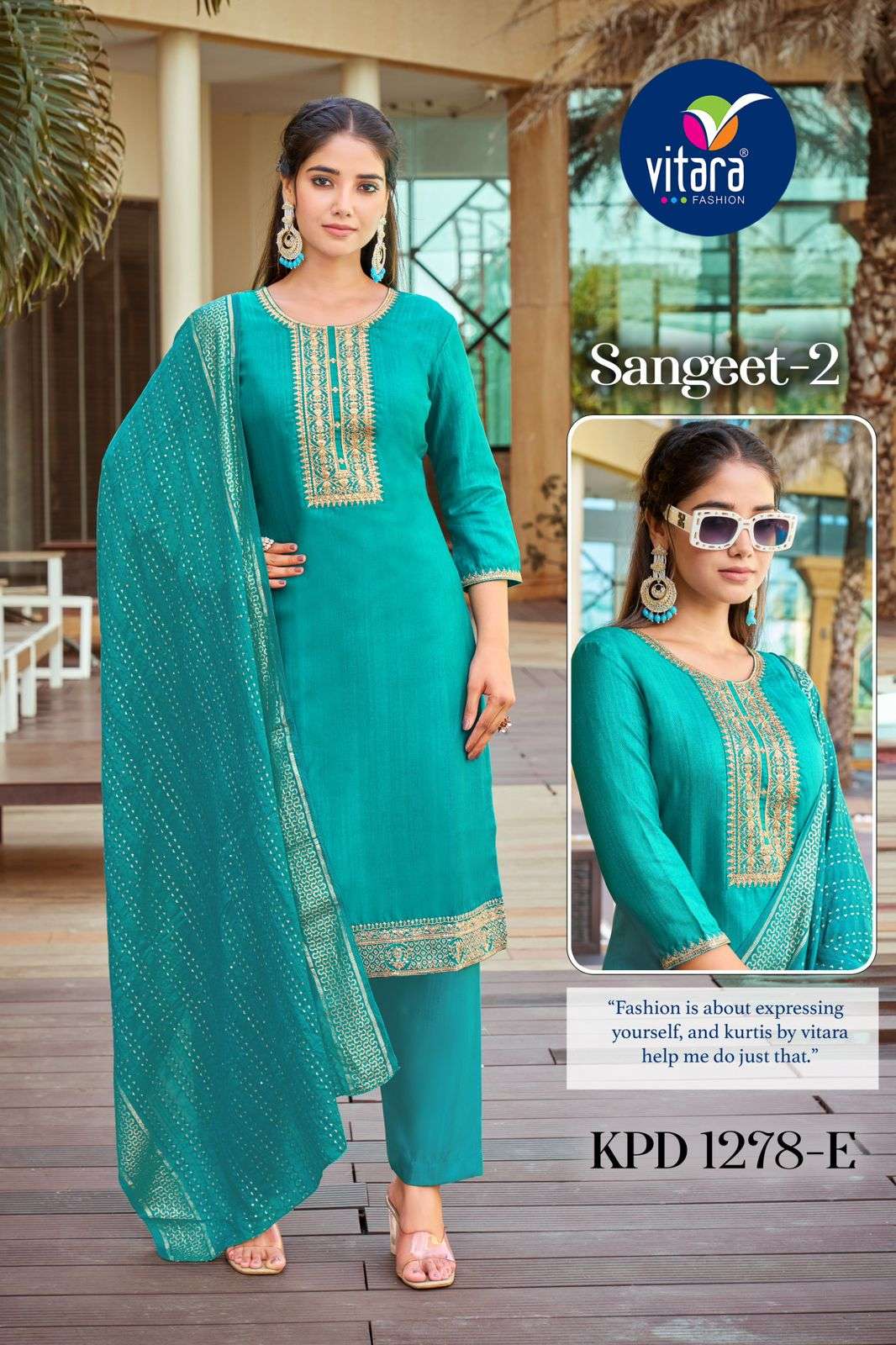 VITARA FASHION  SANGEET VOL 2 SILK WITH FANCY WORKS SUIT
