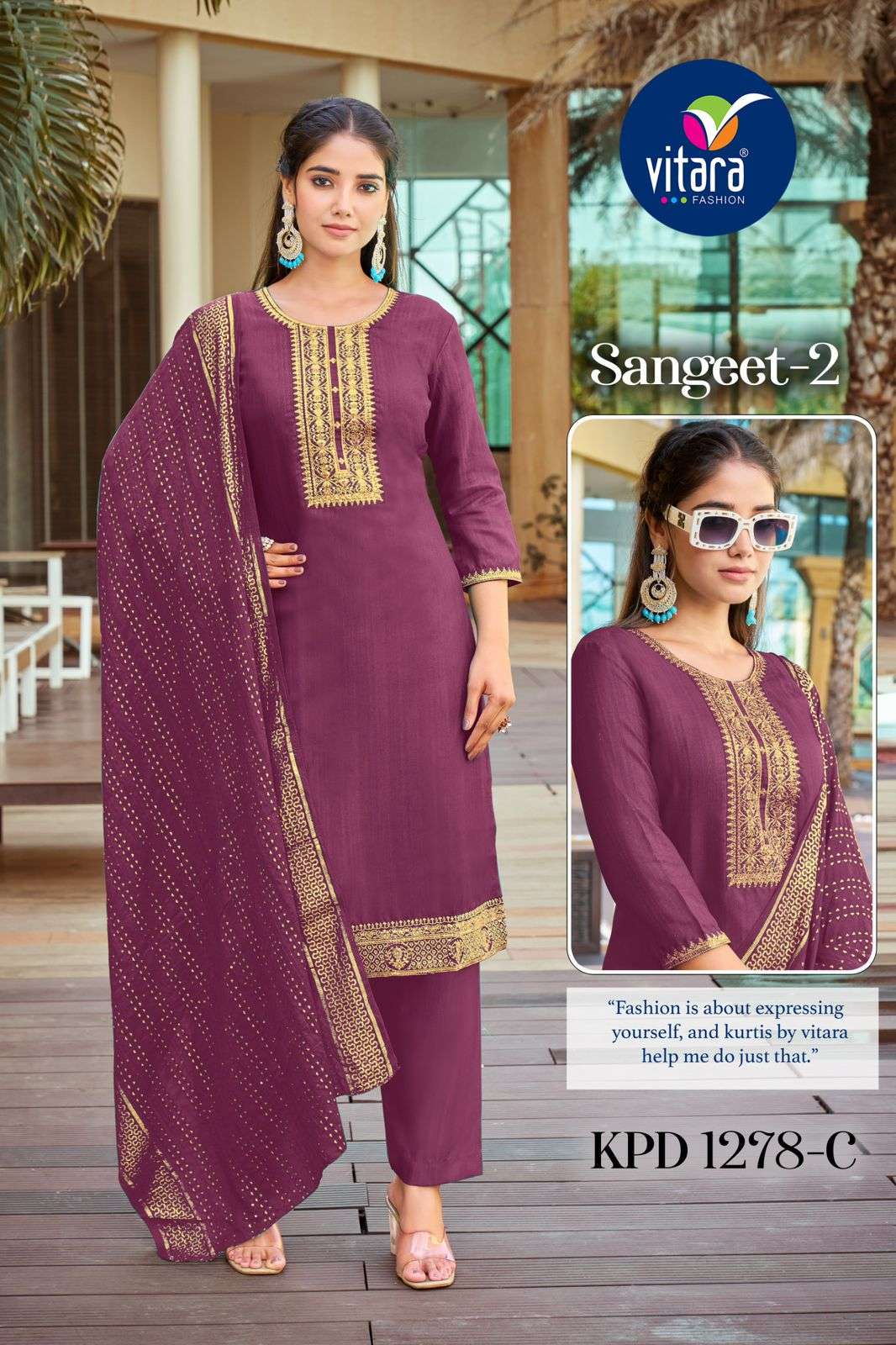 VITARA FASHION  SANGEET VOL 2 SILK WITH FANCY WORKS SUIT