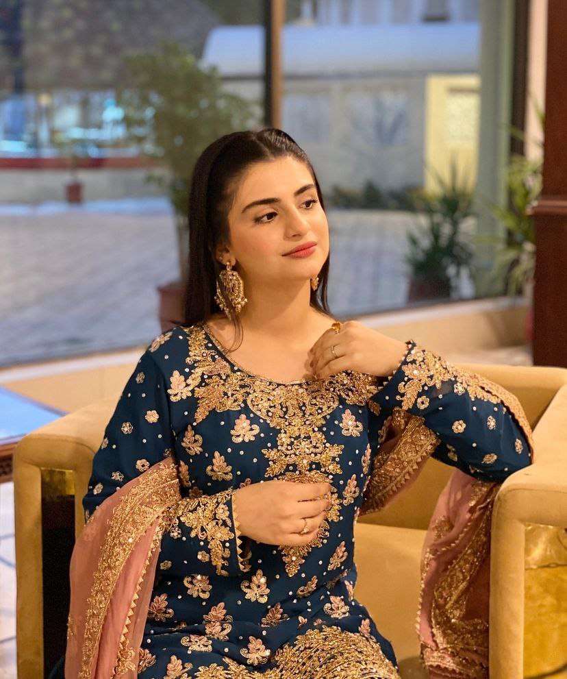 ZD 10090 ELEGANT DESIGNER WEDDING WEAR SHARARA SUIT