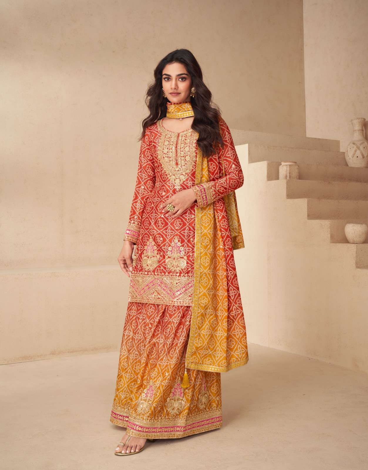 AASHIRWAD CREATION NETRA SILK HEAVY EMBROIDERY DESIGNER SUIT