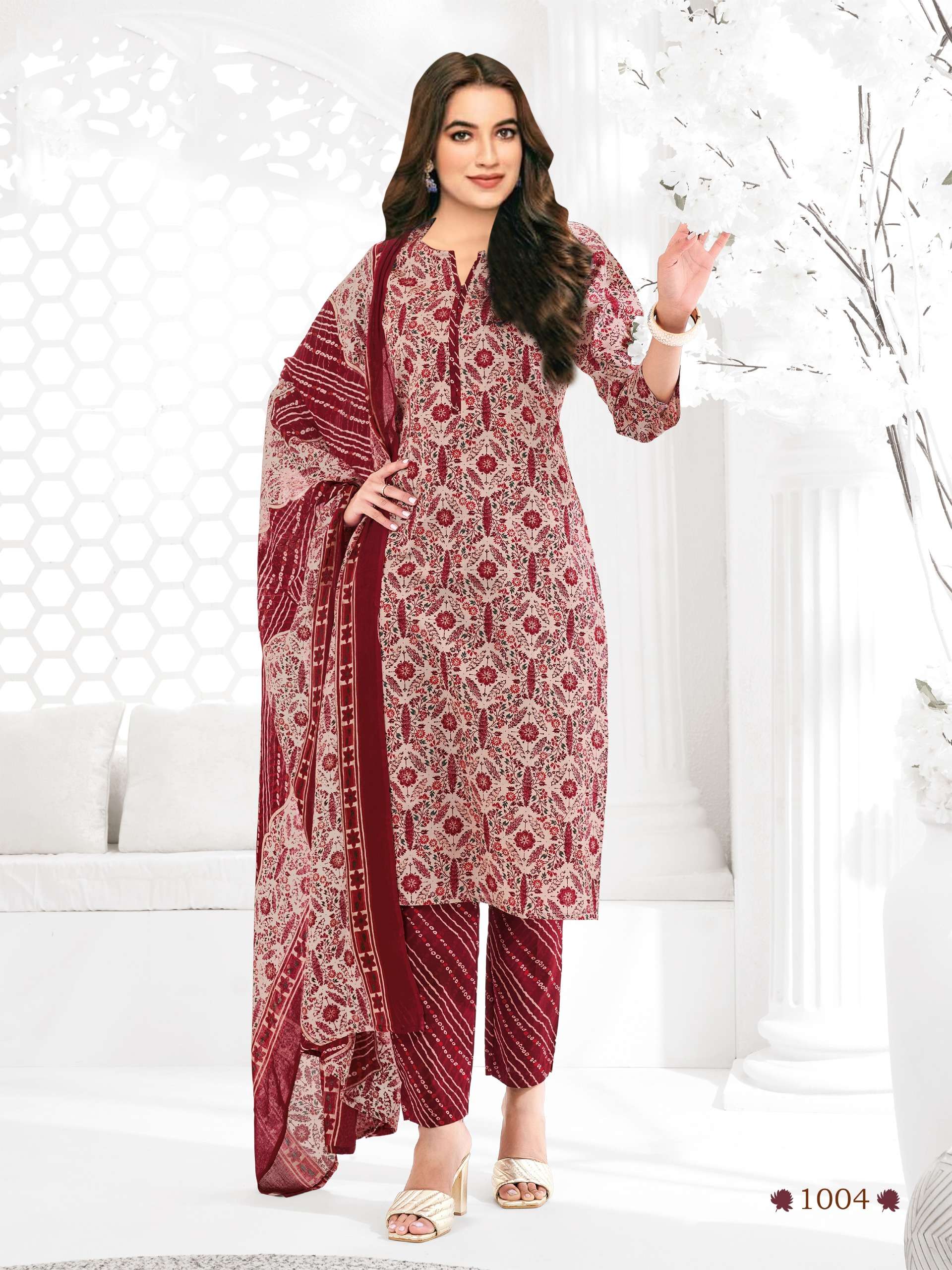AKSHARA VOL 1 COTTON PRINTED DRESS MATERIAL 