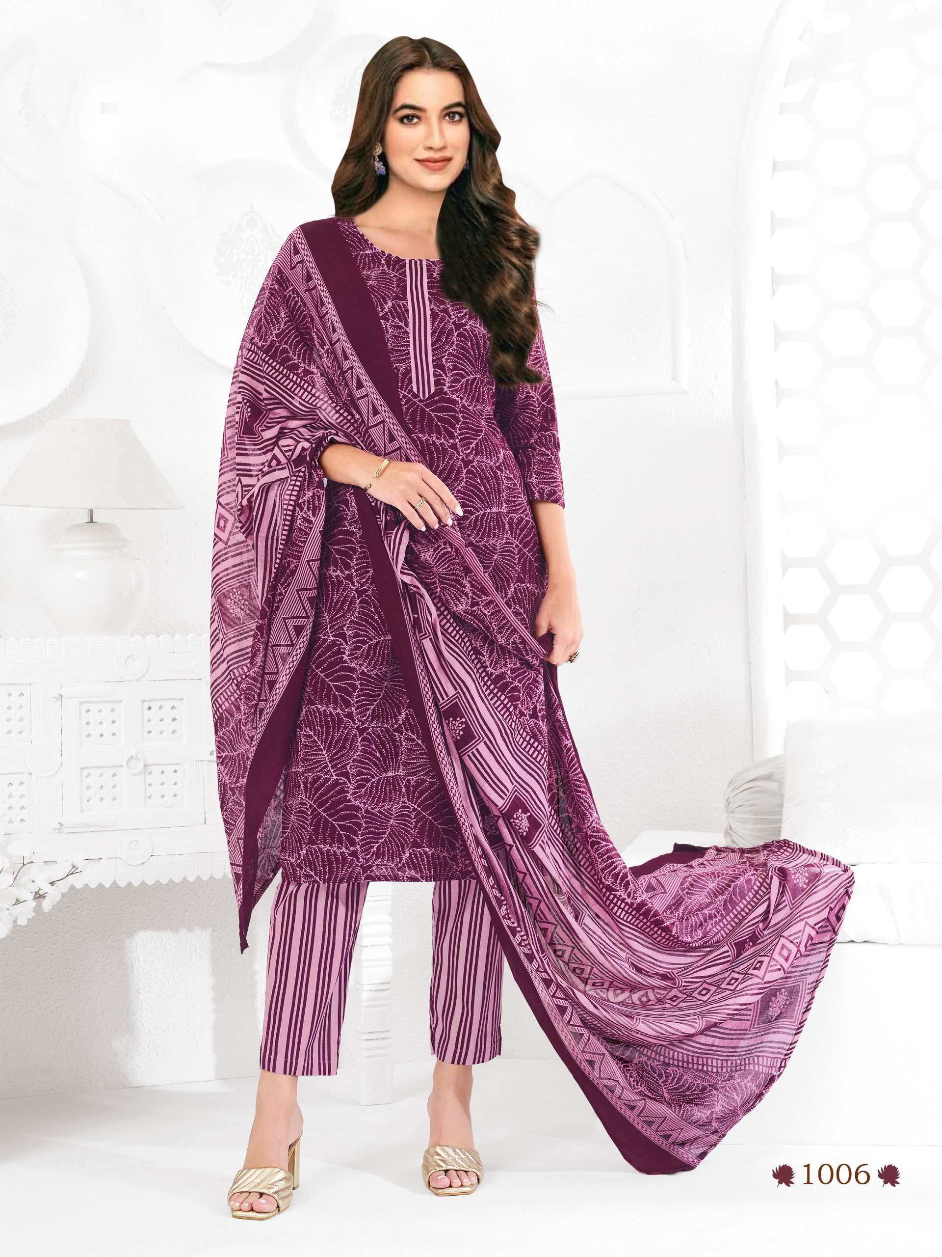 AKSHARA VOL 1 COTTON PRINTED DRESS MATERIAL 