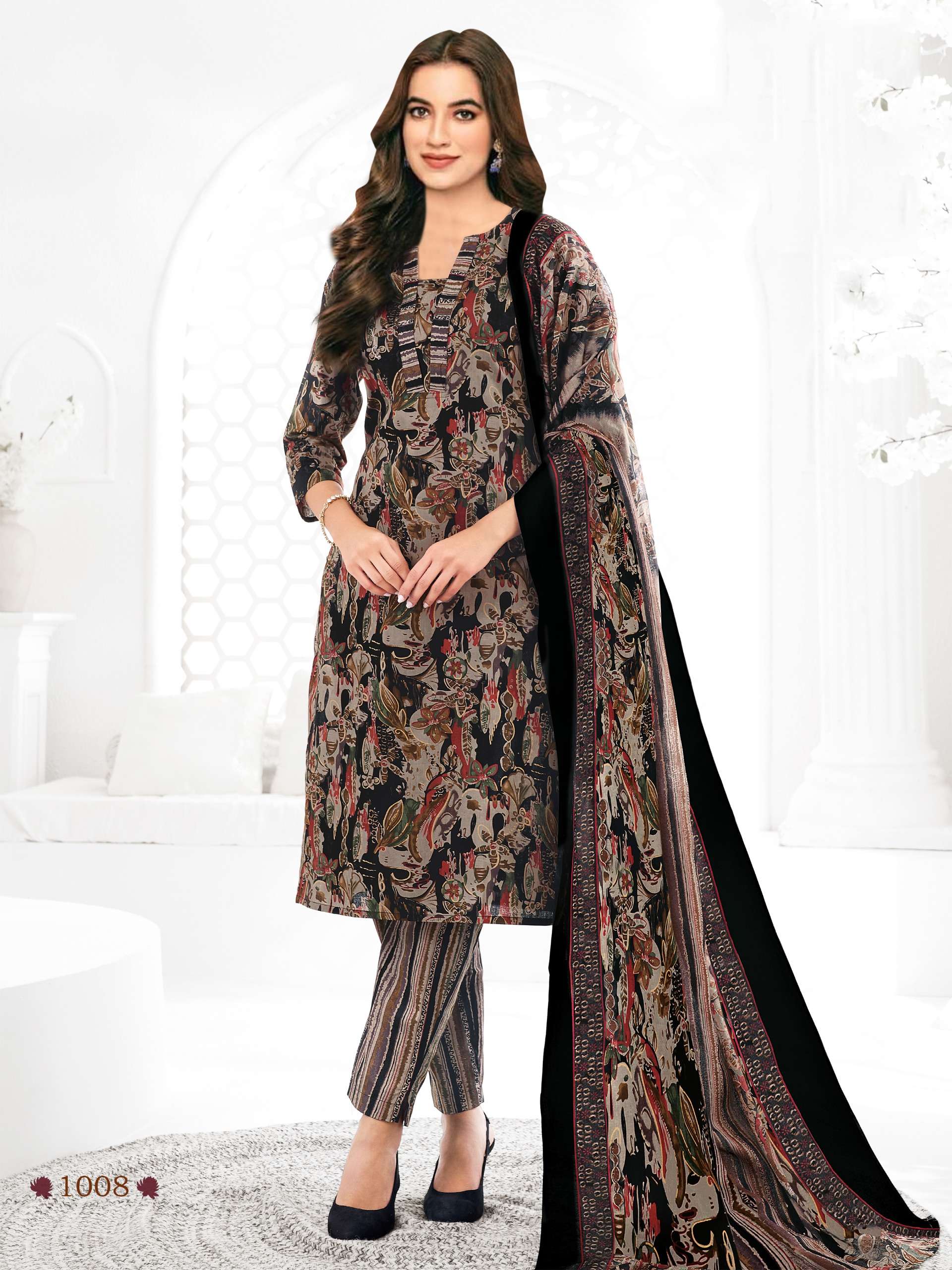 AKSHARA VOL 1 COTTON PRINTED DRESS MATERIAL 