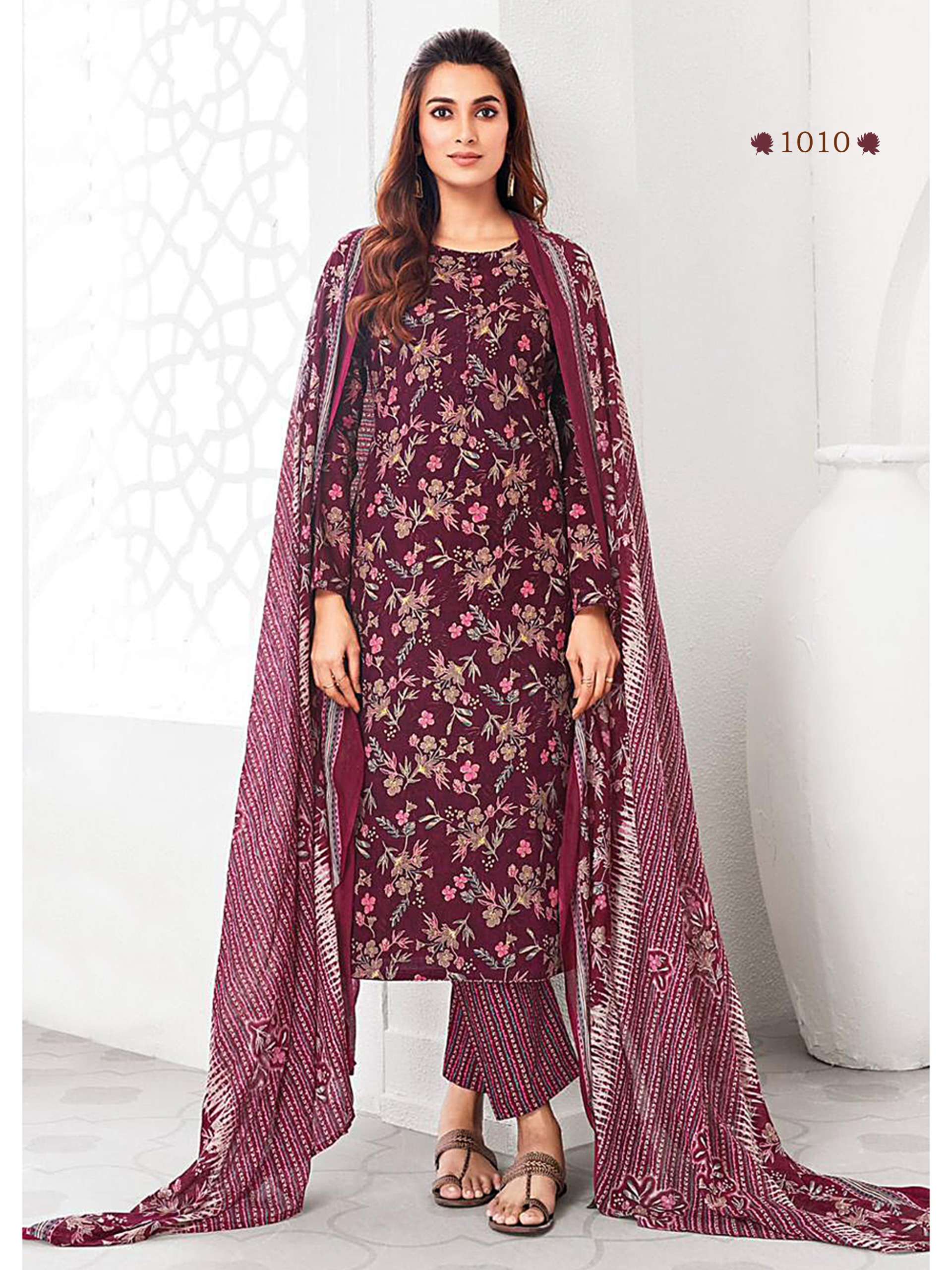AKSHARA VOL 1 COTTON PRINTED DRESS MATERIAL 