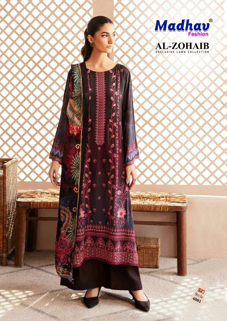 AL ZOHAIB VOL 4 LAWN COTTON DIGITAL PRINTS SALWAR SUIT