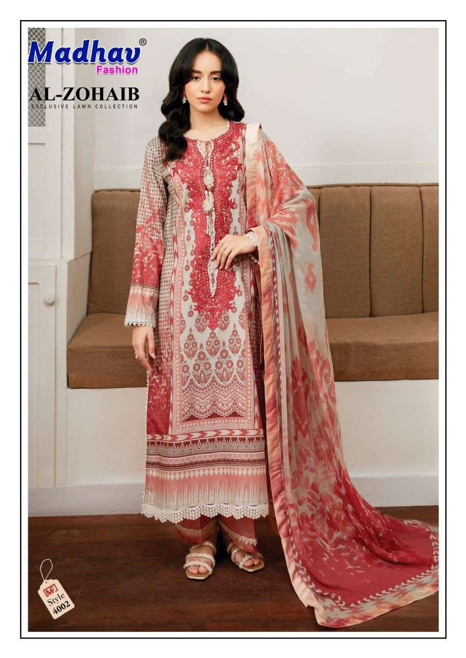 AL ZOHAIB VOL 4 LAWN COTTON DIGITAL PRINTS SALWAR SUIT