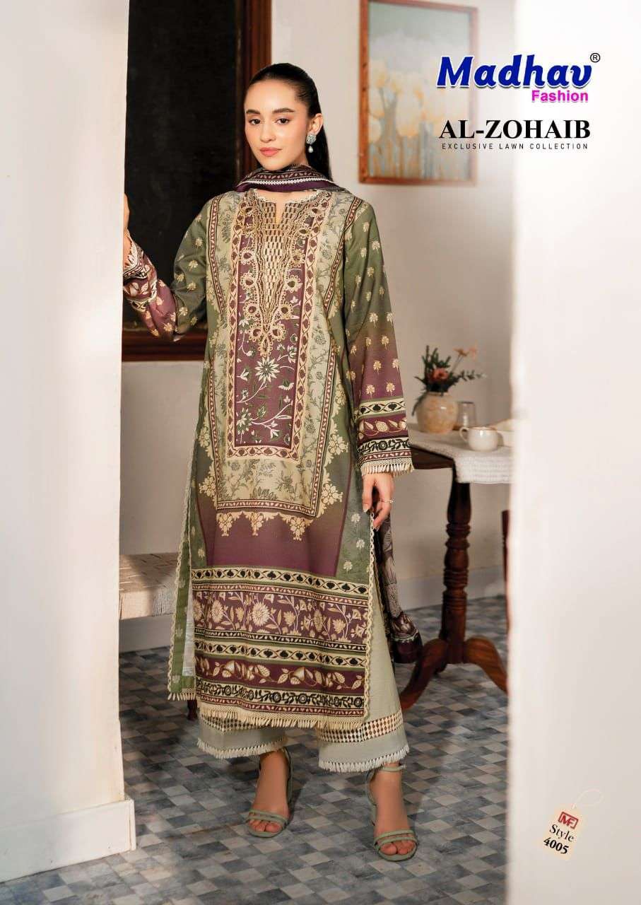 AL ZOHAIB VOL 4 LAWN COTTON DIGITAL PRINTS SALWAR SUIT