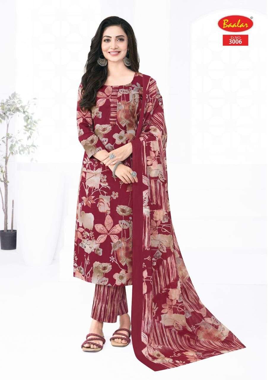 BAALAR KASHMIR COTTON VOL 3 LAWN COTTON DIGITAL PRINT SUIT