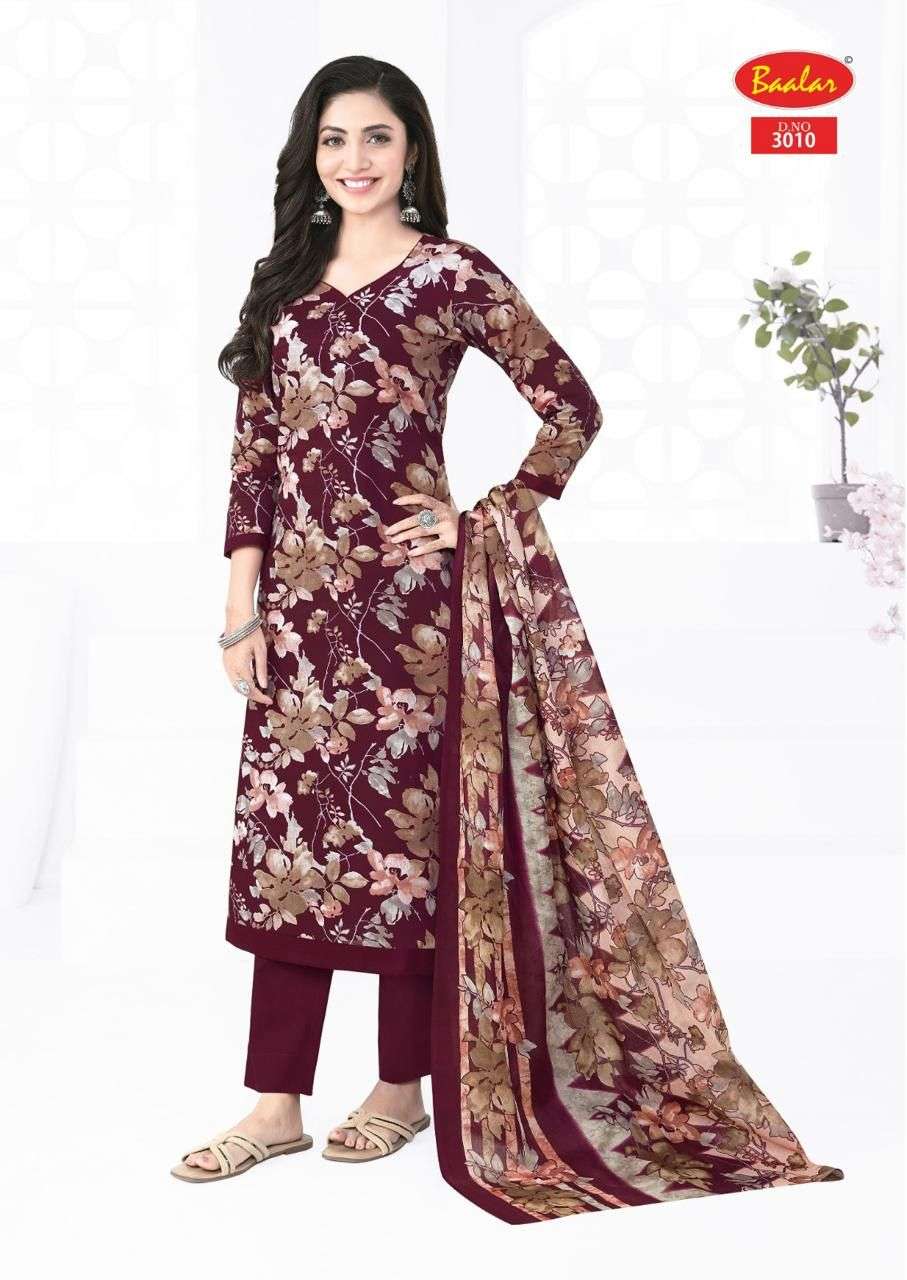 BAALAR KASHMIR COTTON VOL 3 LAWN COTTON DIGITAL PRINT SUIT