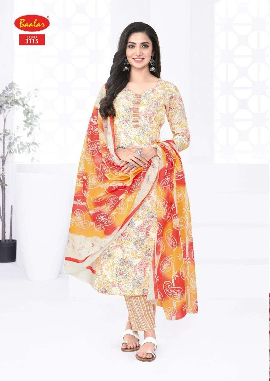 BAALAR KASHMIR COTTON VOL 3 LAWN COTTON DIGITAL PRINT SUIT