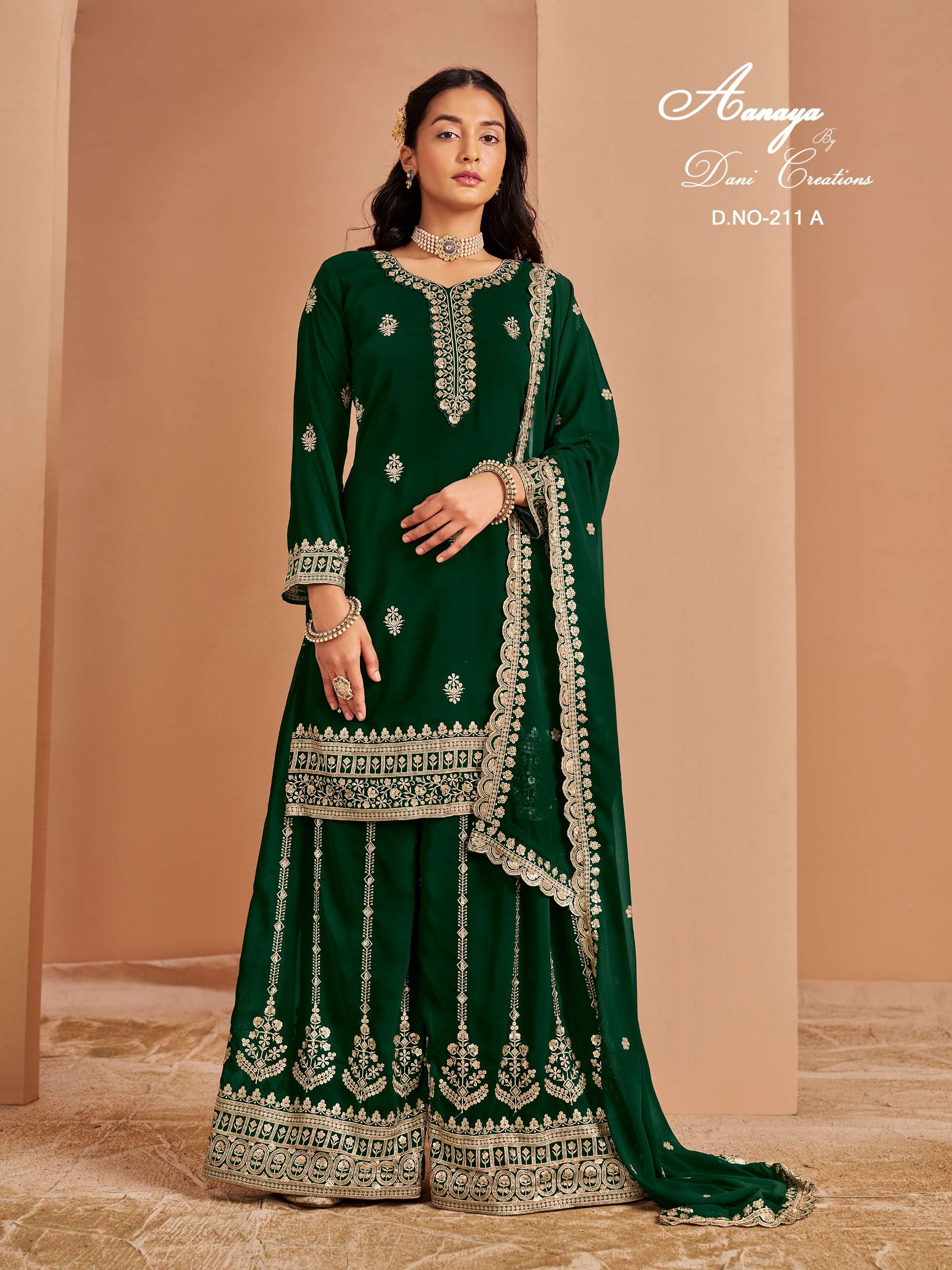 DANI CREATION AANAYA VOL 211 GEORGETTE HEAVY DESIGNER SUIT