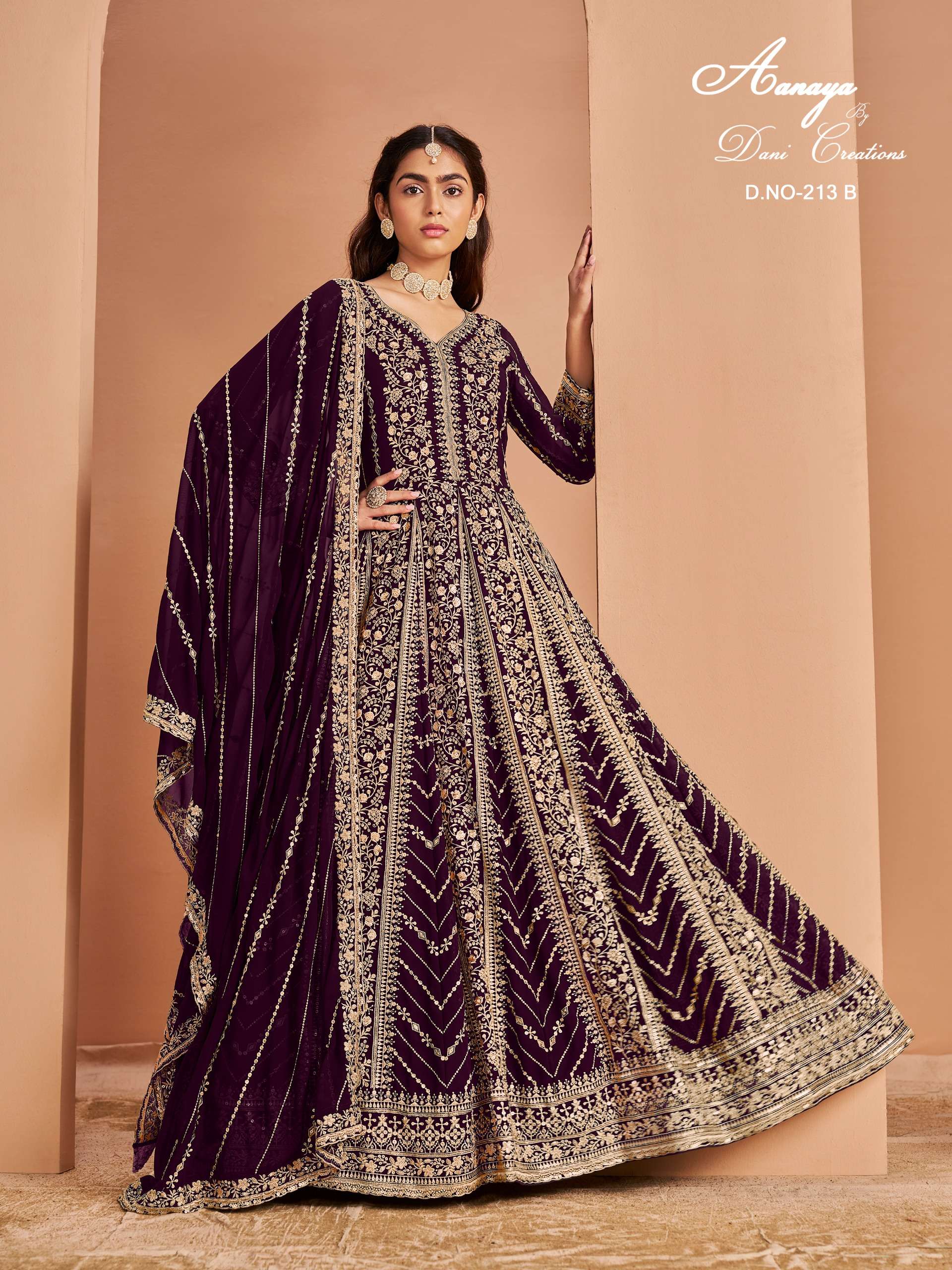 DANI CREATION AANAYA VOL 213 HEAVY ELEGANT DESIGNER GOWN DRESS
