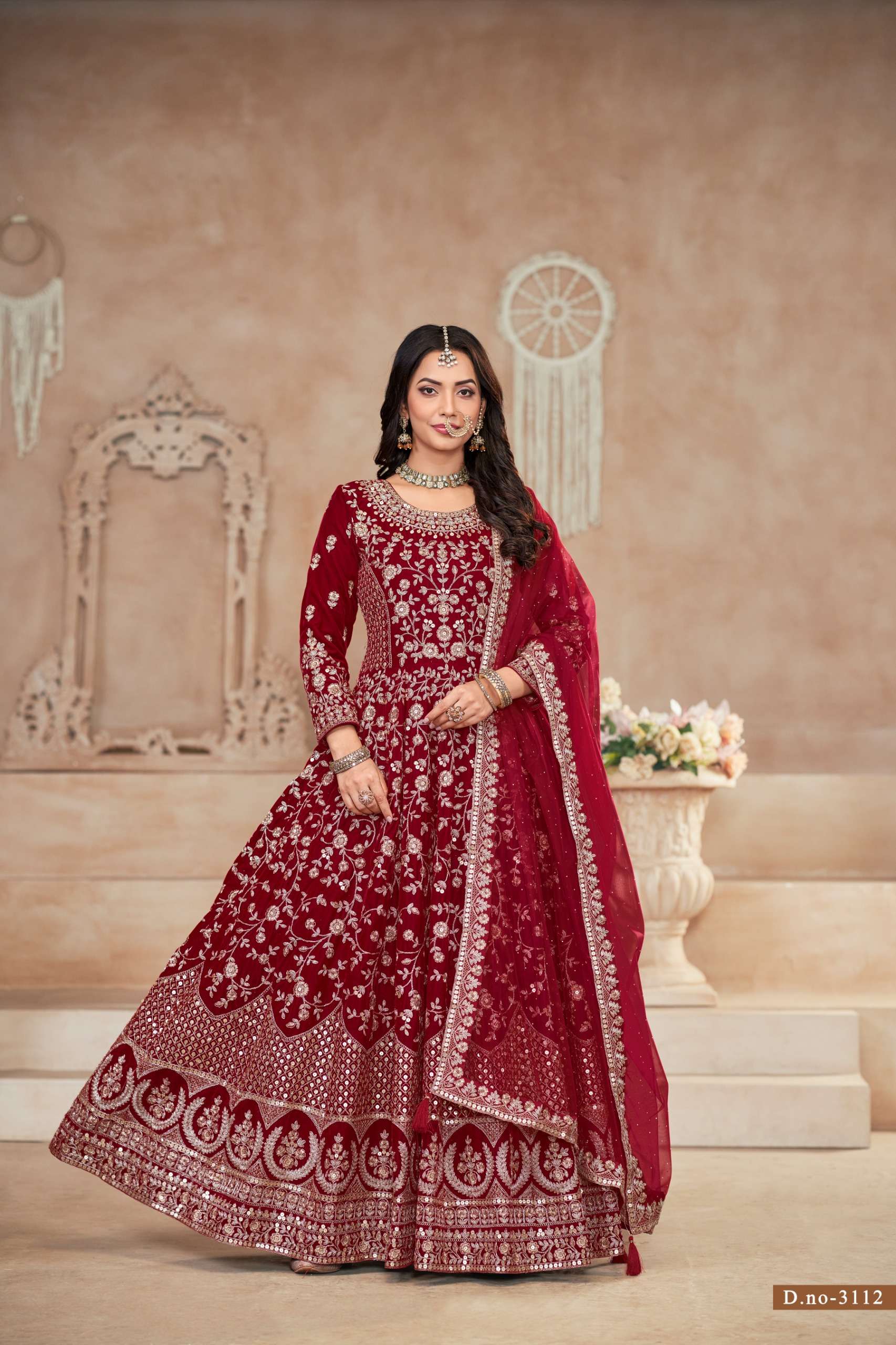 DANI CREATION TWISHA VOL 31 VELVET HEAVY DESIGNER LOOK PARTY WEAR GOWN DRESS