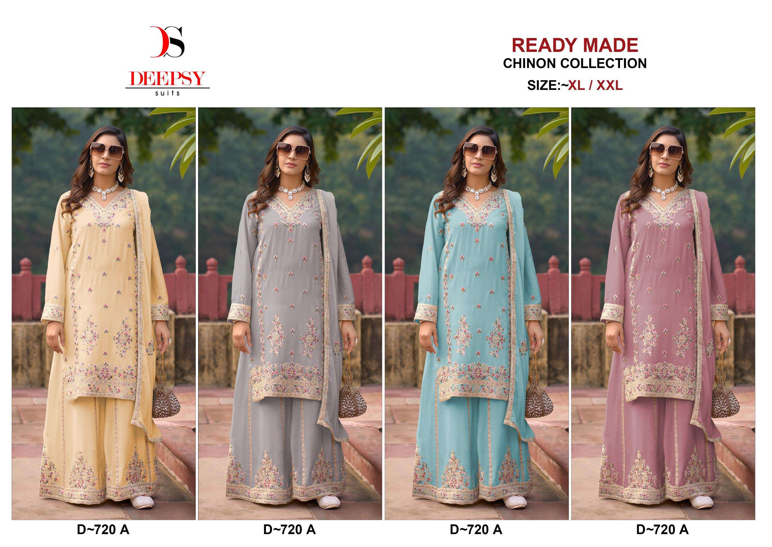 DEEPSY SUITS D 720 HEAVY EMBROIDERY DESIGNER WEDDING WEAR SUIT
