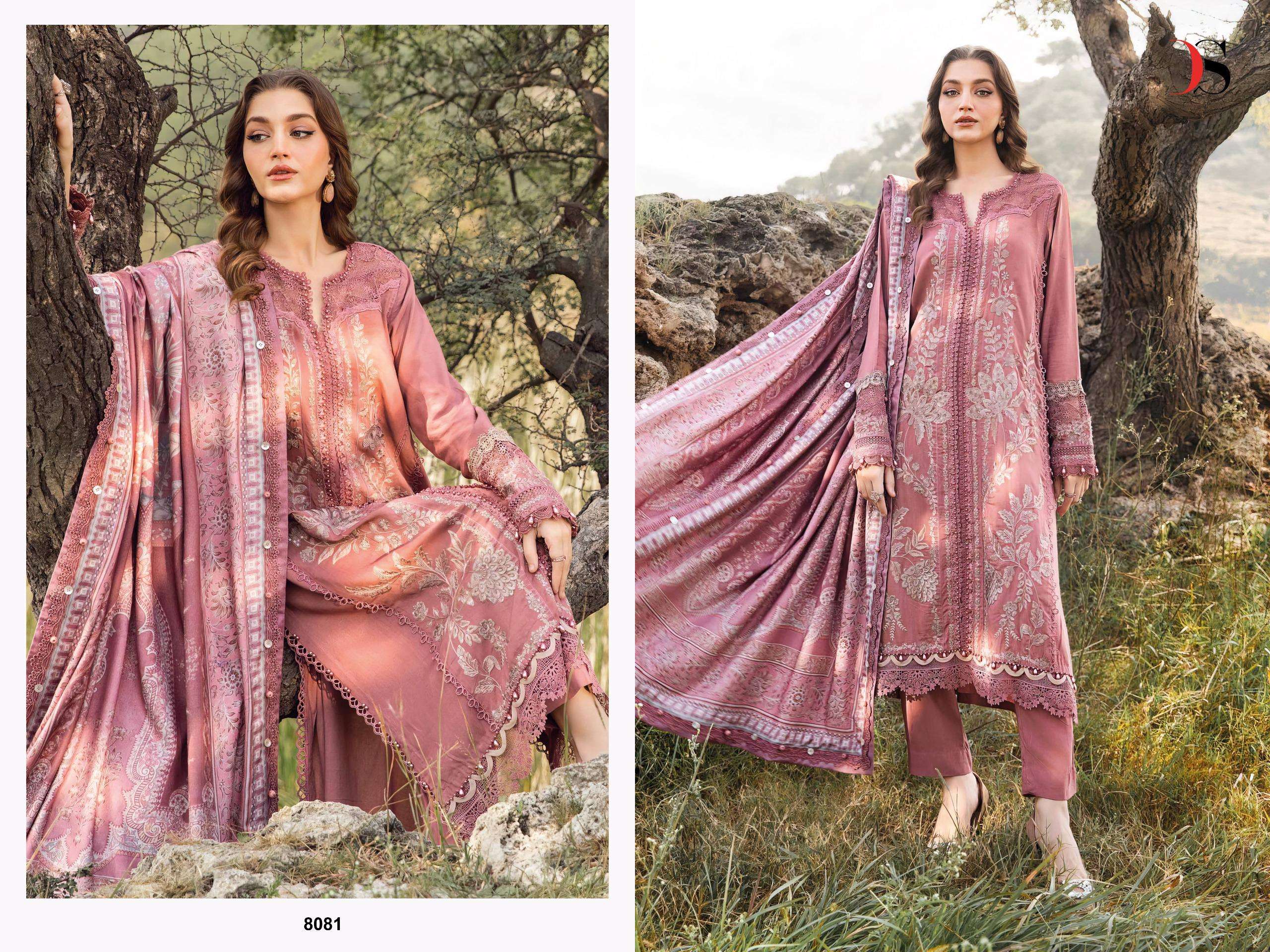 DEEPSY SUITS MARIIA B EMBROIDERED RAYON COLLECTION FANCY WORK SUIT