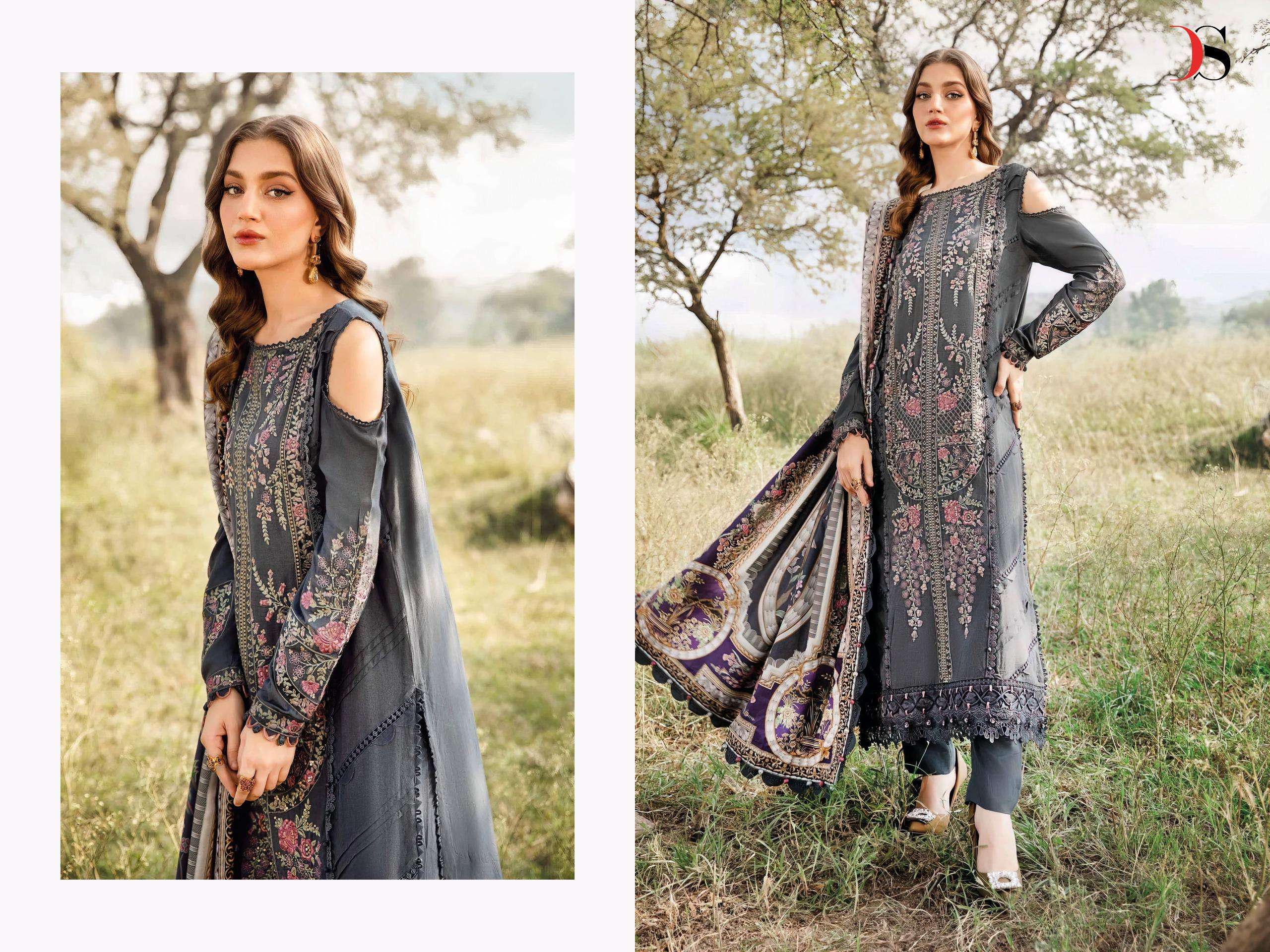 DEEPSY SUITS MARIIA B EMBROIDERED RAYON COLLECTION FANCY WORK SUIT