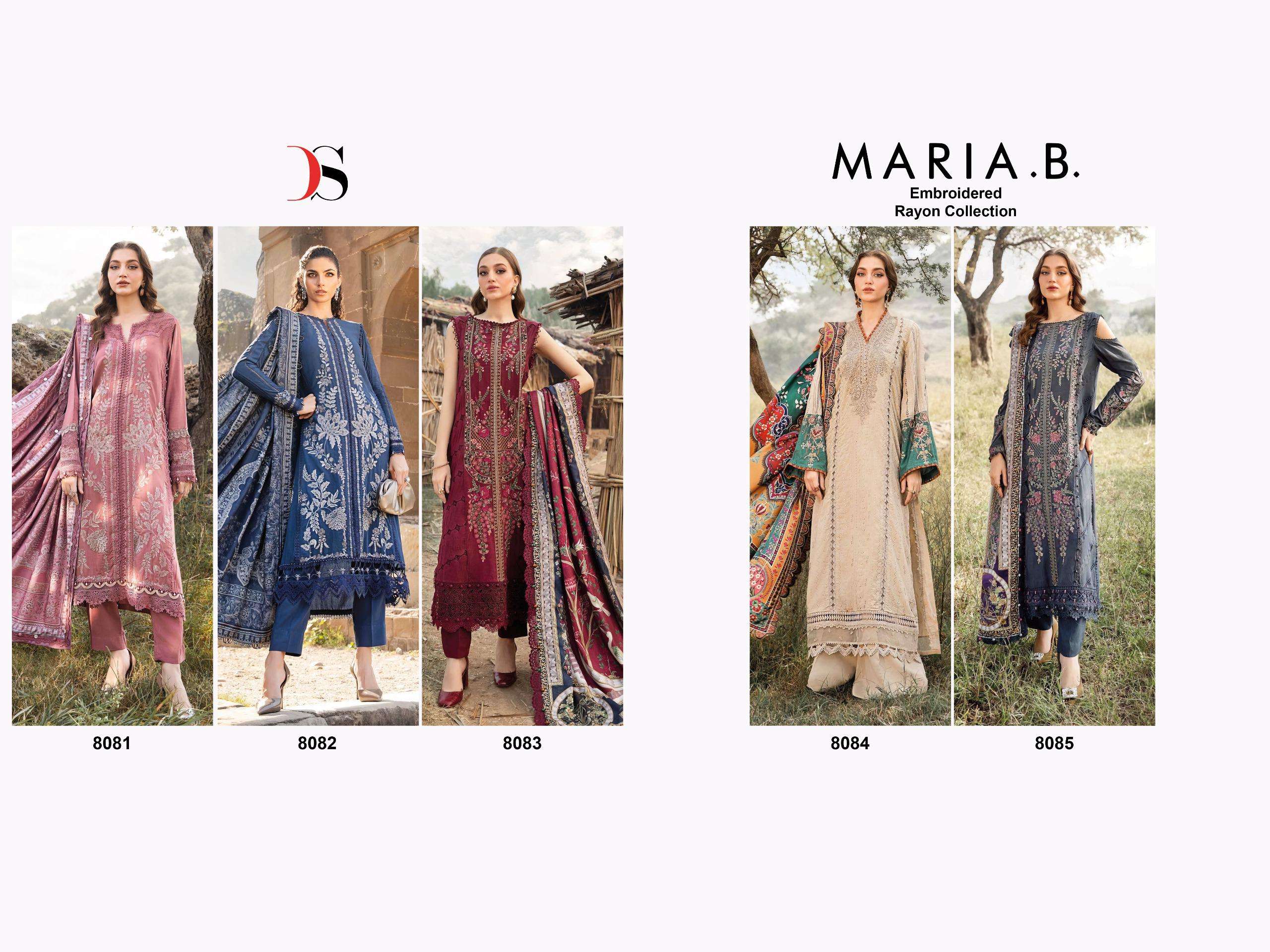 DEEPSY SUITS MARIIA B EMBROIDERED RAYON COLLECTION FANCY WORK SUIT
