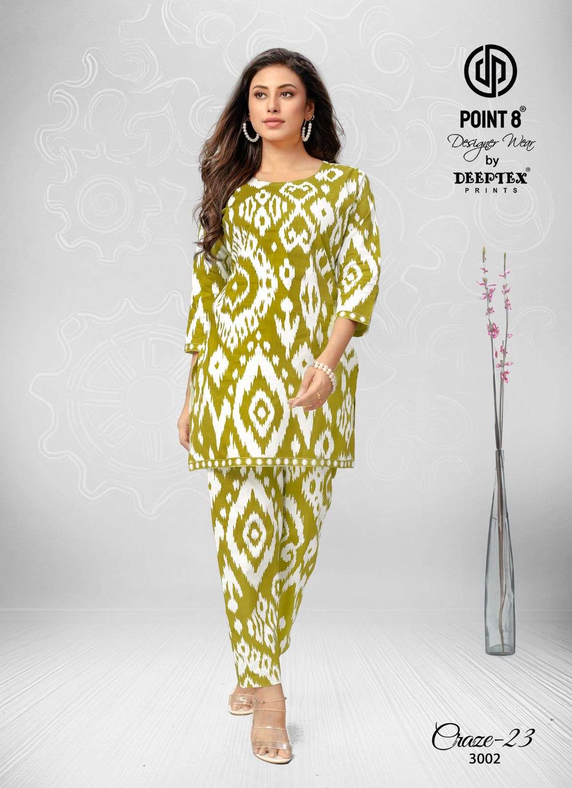 DEEPTEX PRINTS CRAZE VOL 3 COTTON PRINT FANCY TOP WITH PANT SET