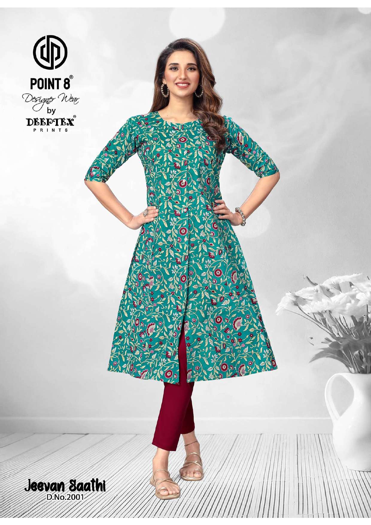 DEEPTEX PRINTS JEEVAN SATHI VOL 2 COTTON PRINTED FANCY KURTI