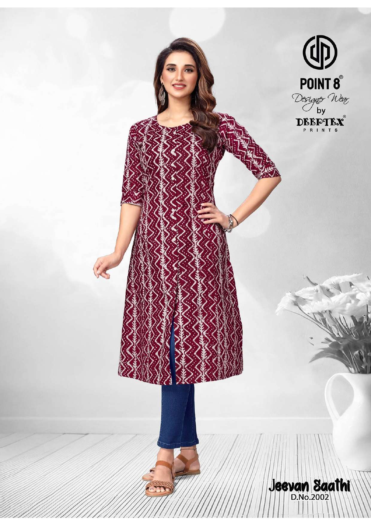 DEEPTEX PRINTS JEEVAN SATHI VOL 2 COTTON PRINTED FANCY KURTI