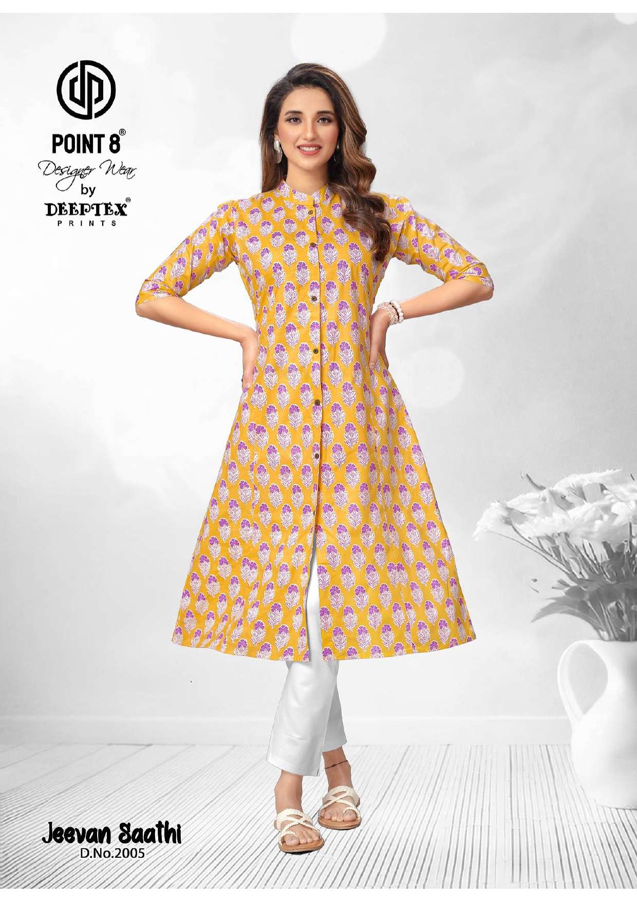 DEEPTEX PRINTS JEEVAN SATHI VOL 2 COTTON PRINTED FANCY KURTI