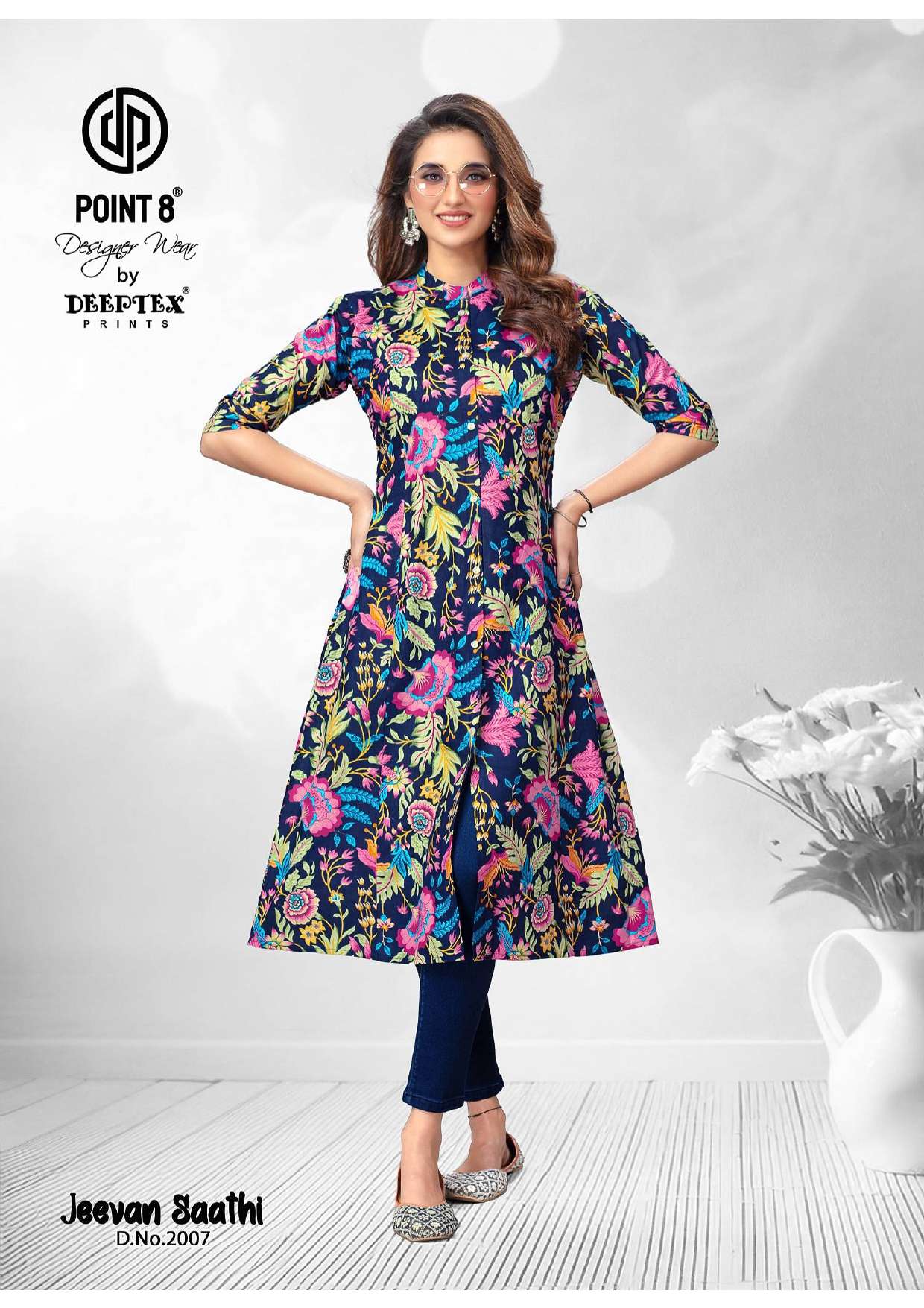 DEEPTEX PRINTS JEEVAN SATHI VOL 2 COTTON PRINTED FANCY KURTI