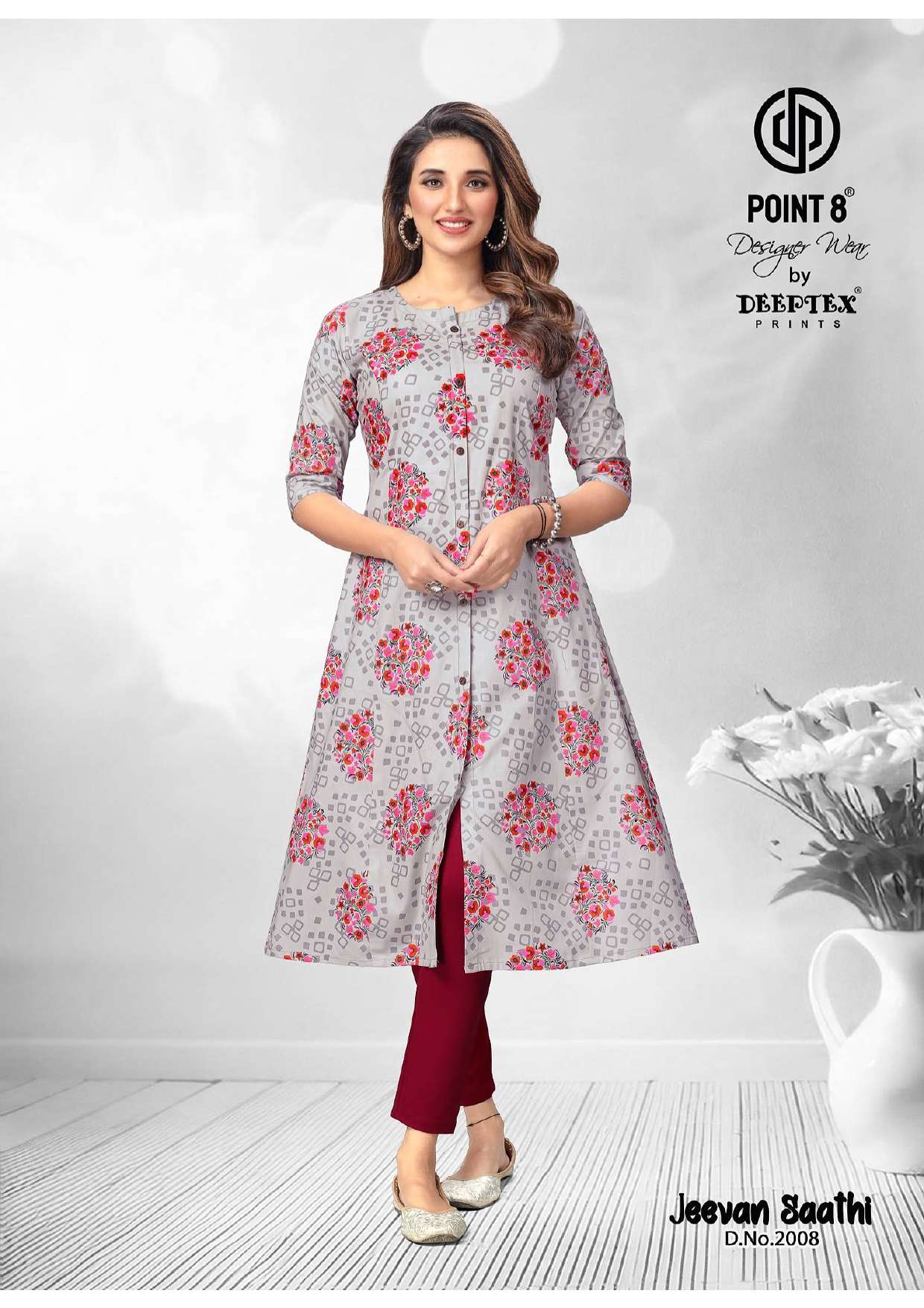 DEEPTEX PRINTS JEEVAN SATHI VOL 2 COTTON PRINTED FANCY KURTI