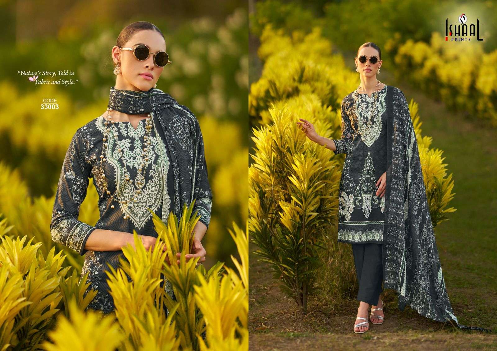 ISHAAL PRINTS GULMOHAR VOL 33 LAWN COTTON DIGITAL PRINT SALWAR SUIT