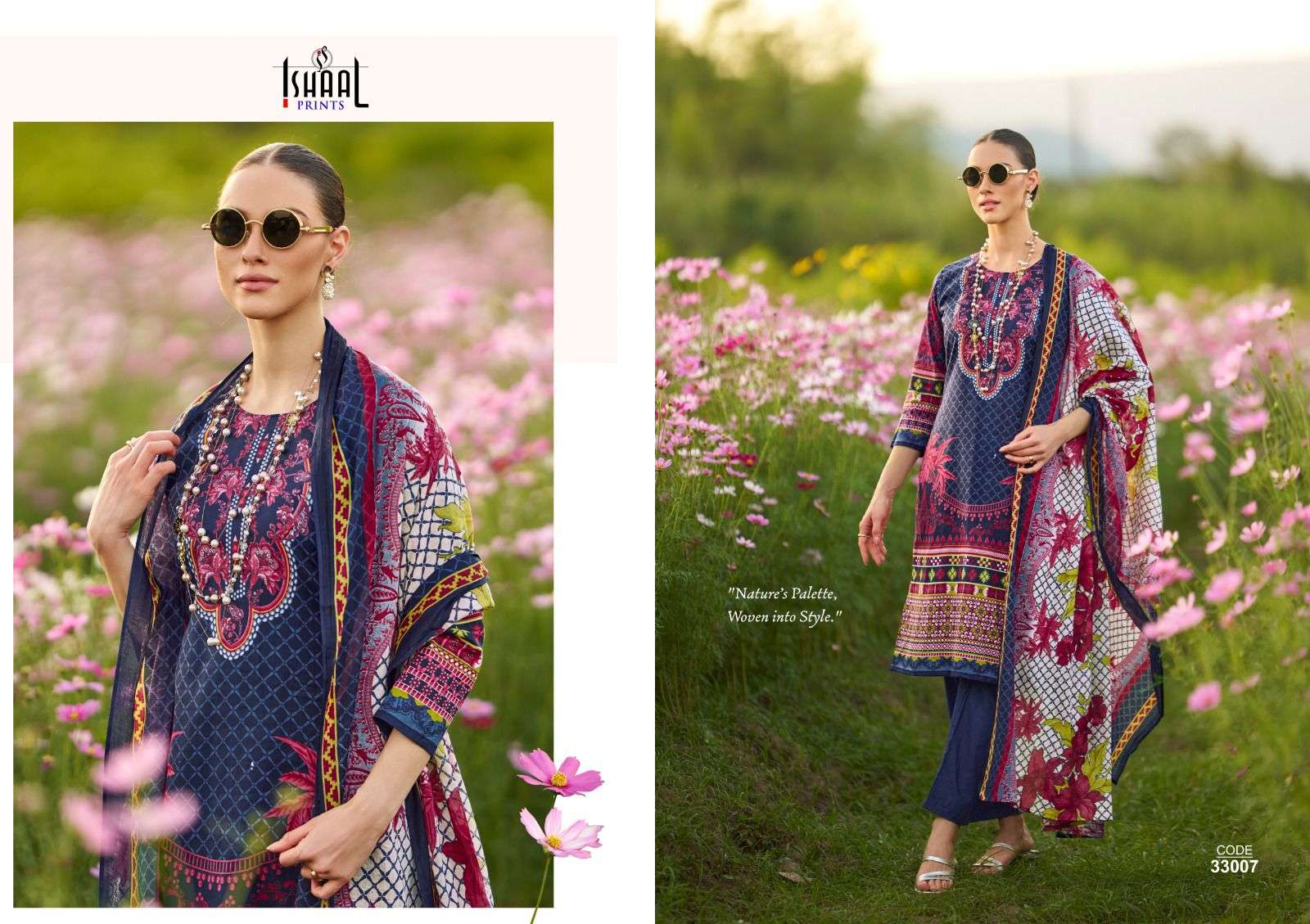 ISHAAL PRINTS GULMOHAR VOL 33 LAWN COTTON DIGITAL PRINT SALWAR SUIT