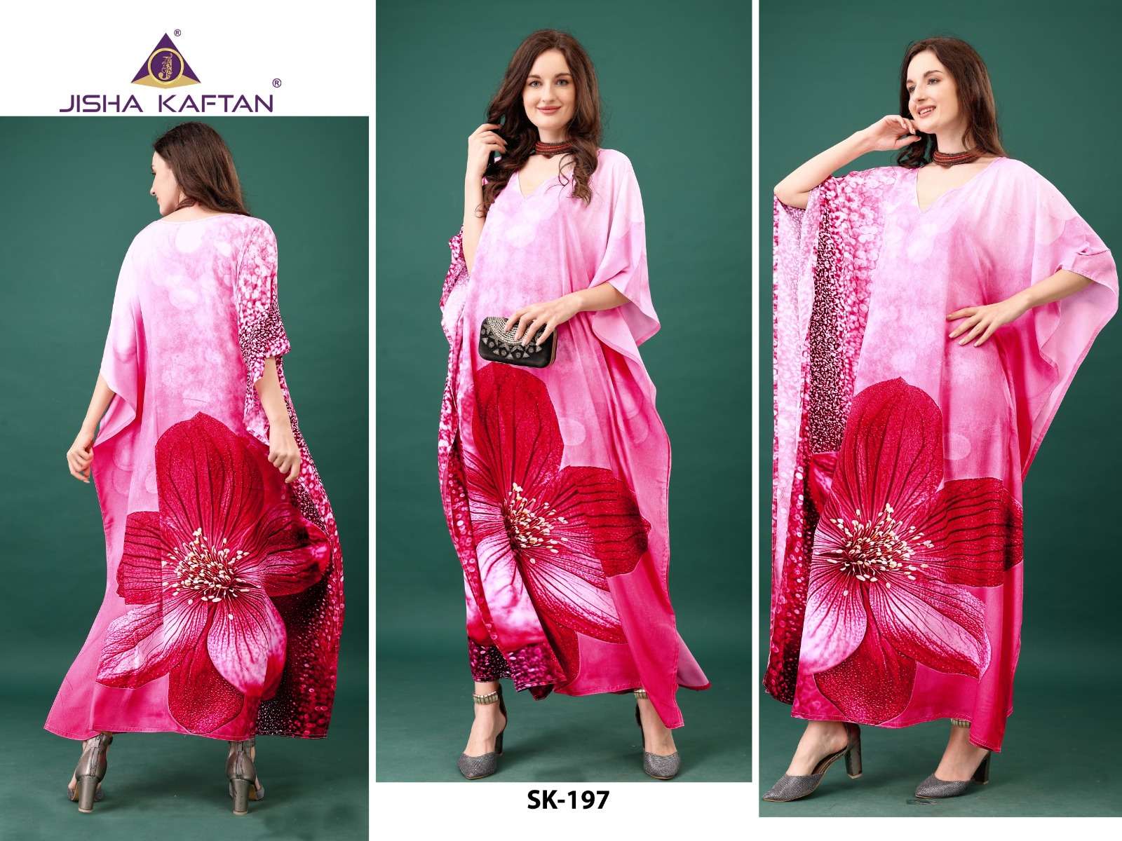 JELITE JISHA SILK KAFTAN VOL 13 SILK DIGITAL PRINTED FANCY KAFTTAN