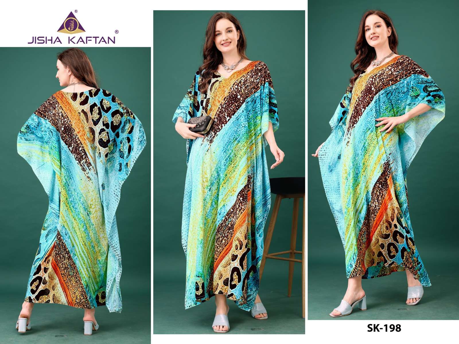 JELITE JISHA SILK KAFTAN VOL 13 SILK DIGITAL PRINTED FANCY KAFTTAN