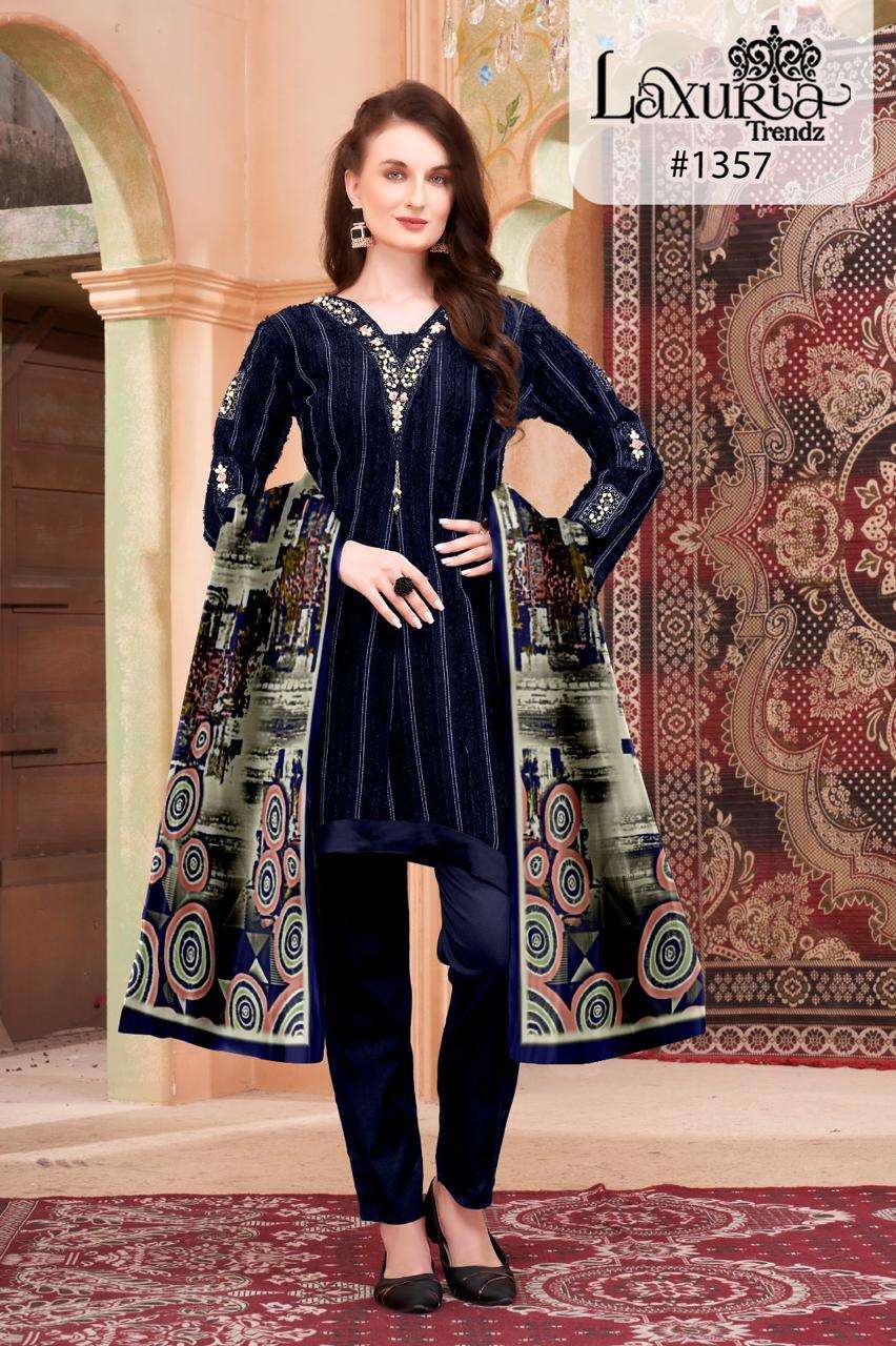 LAXURIA TRENDZ D NO 1357 BEAUTIFUL DESIGNER PAKISTANI SUIT