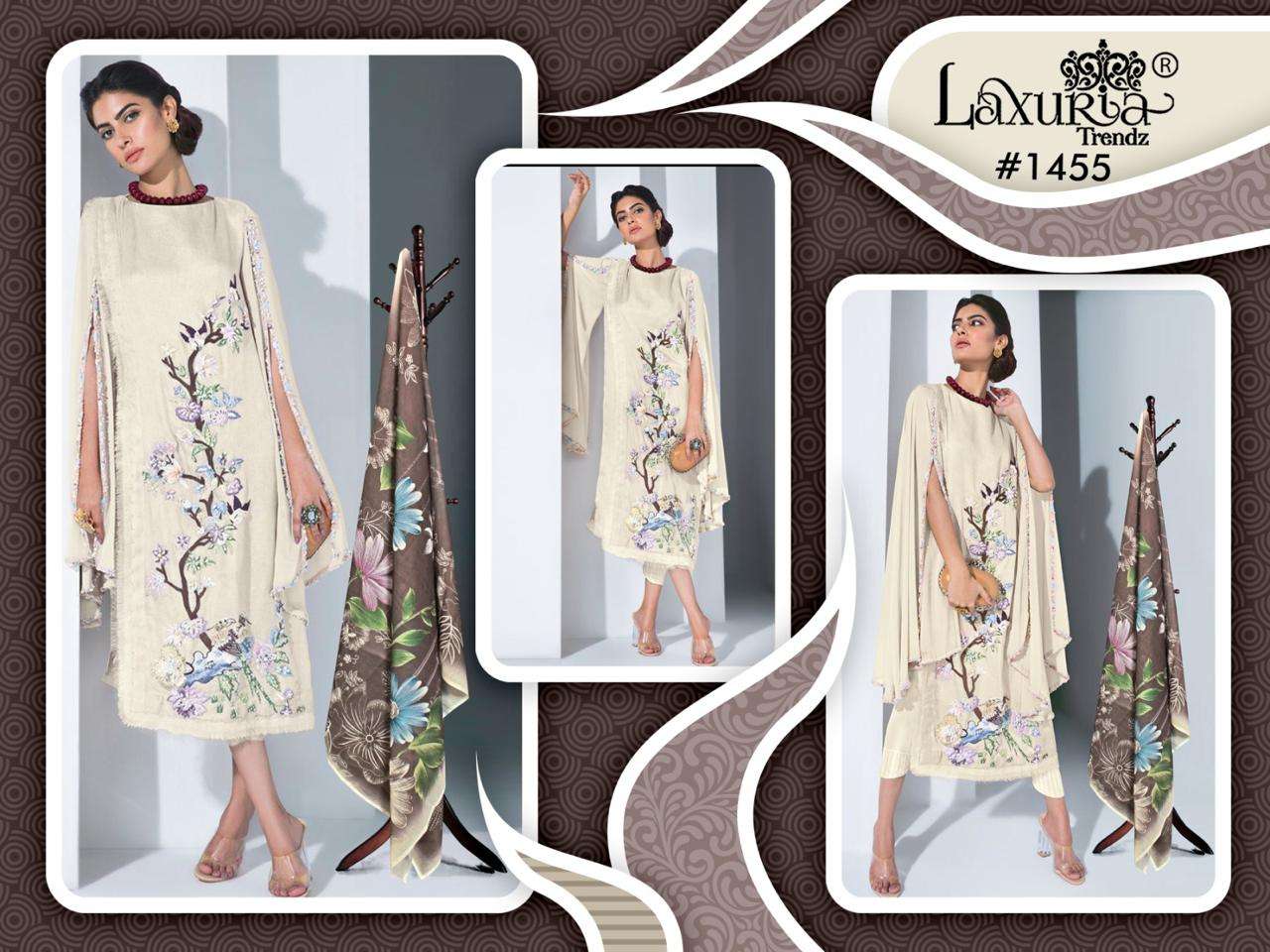 LAXURIA TRENDZ D NO 1455 GORGEOUS LOOK DESIGNER PAKISTANI SUIT