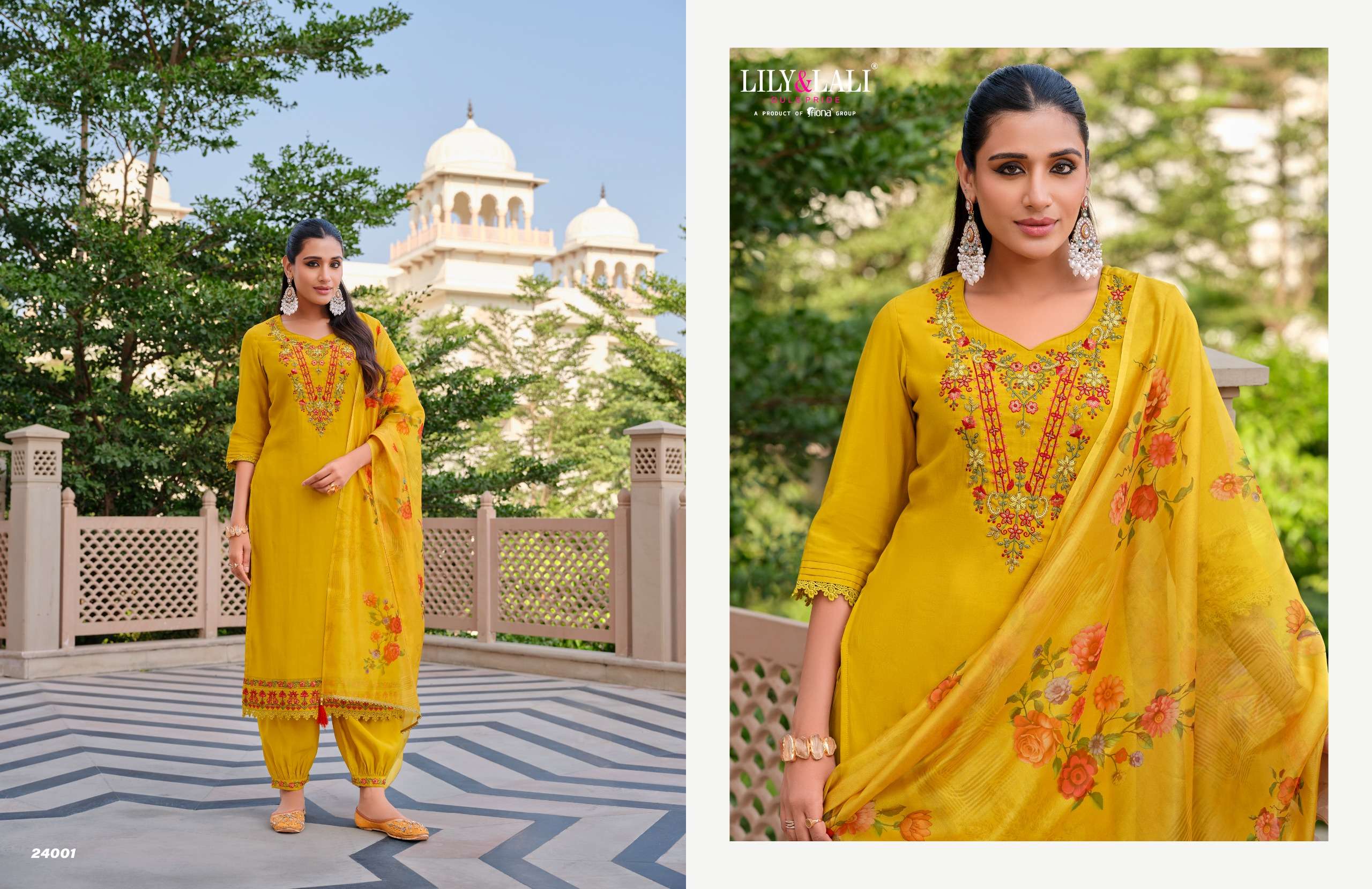 LILY AND LALI AFGHANI VOL 5 SILK WITH FANCY DESIGNER WORK SUIT