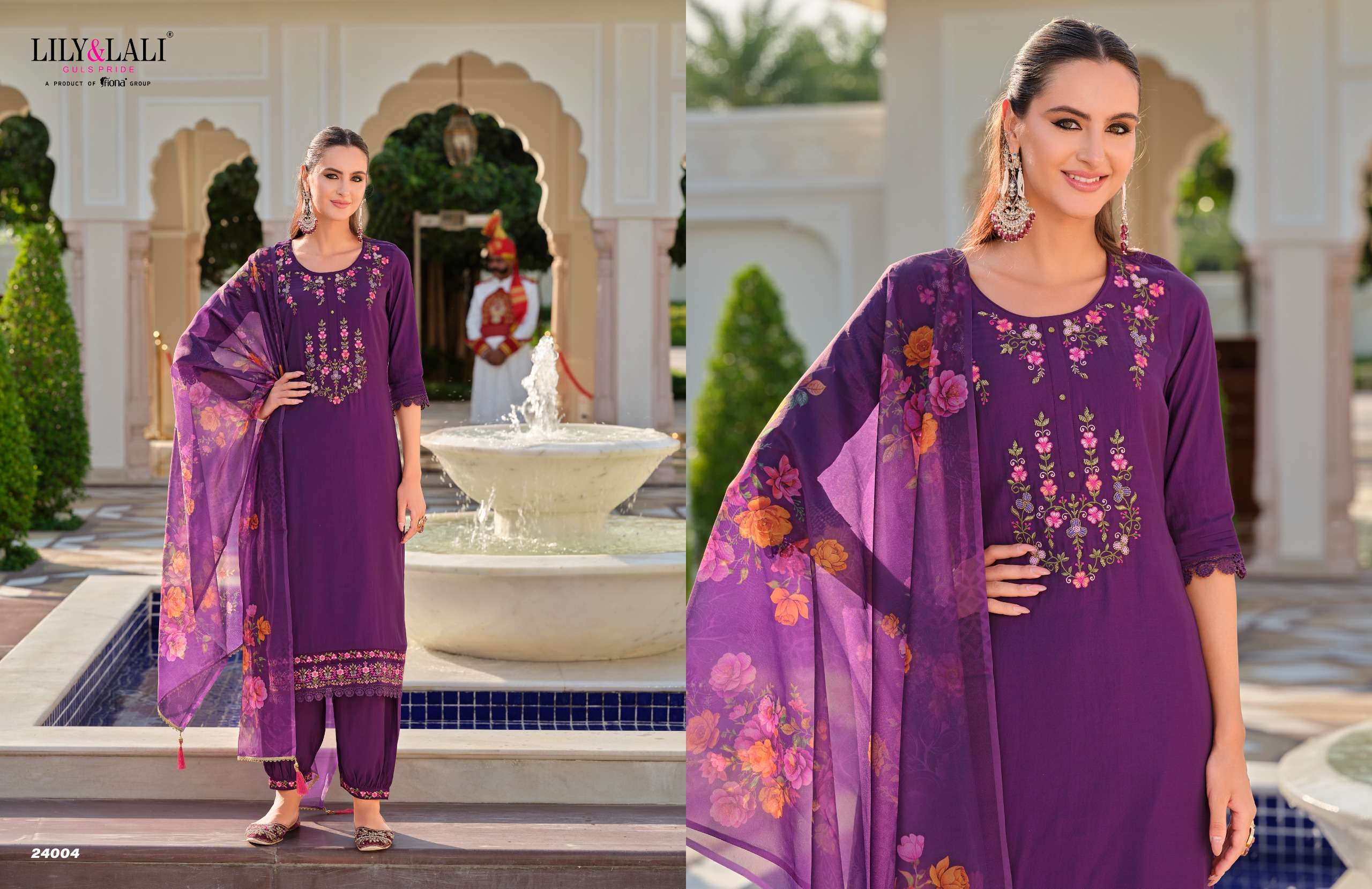 LILY AND LALI AFGHANI VOL 5 SILK WITH FANCY DESIGNER WORK SUIT