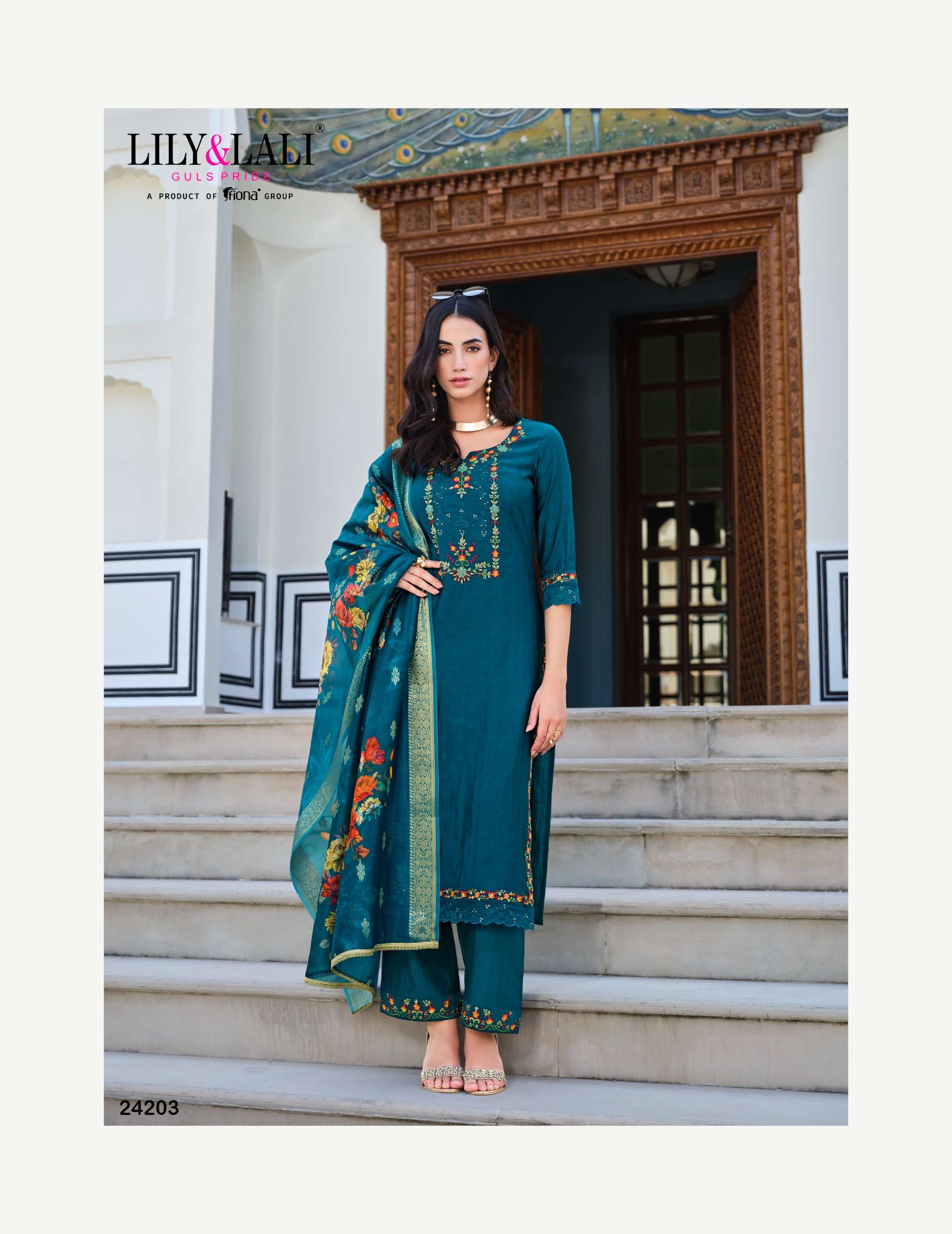 LILY AND LALI RUBAB VOL 2 VISCOSE BEAUTIFUL LOOK DESIGNER LADIES SUIT