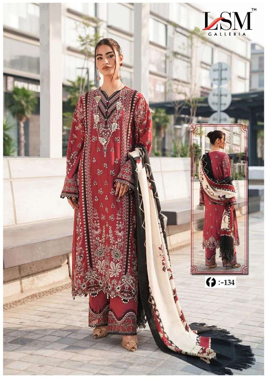 LSM GALLERIA FIRDOUS QUEEN LAWN VOL 13 LAWN COTTON DIGITAL PRINT SUIT