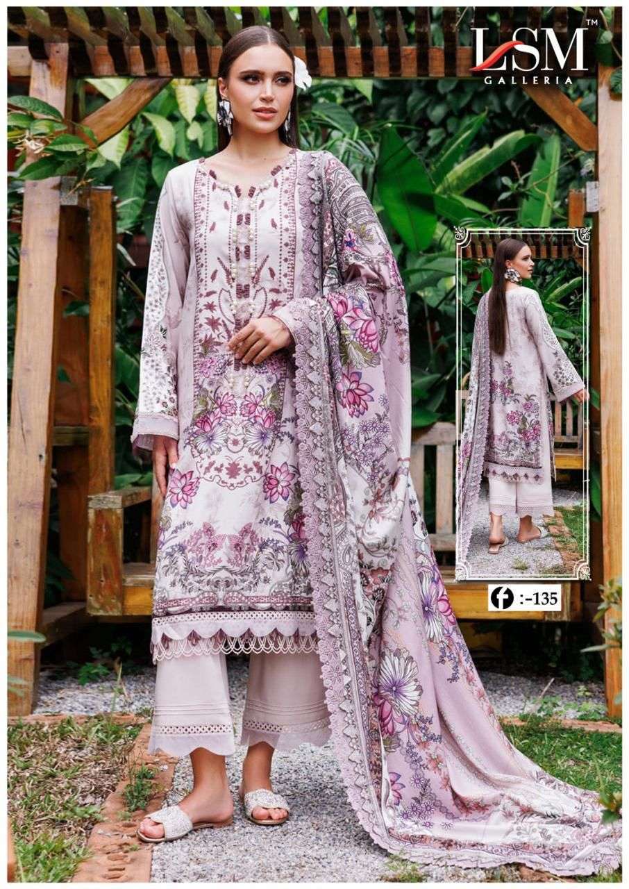 LSM GALLERIA FIRDOUS QUEEN LAWN VOL 13 LAWN COTTON DIGITAL PRINT SUIT