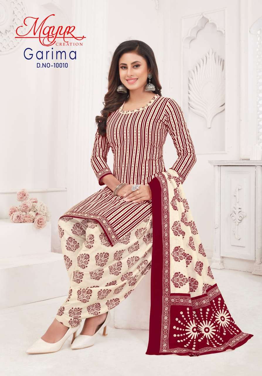 MAYUR CREATION GARIMA VOL 10 COTTON PRINT PATIYALA DRESS