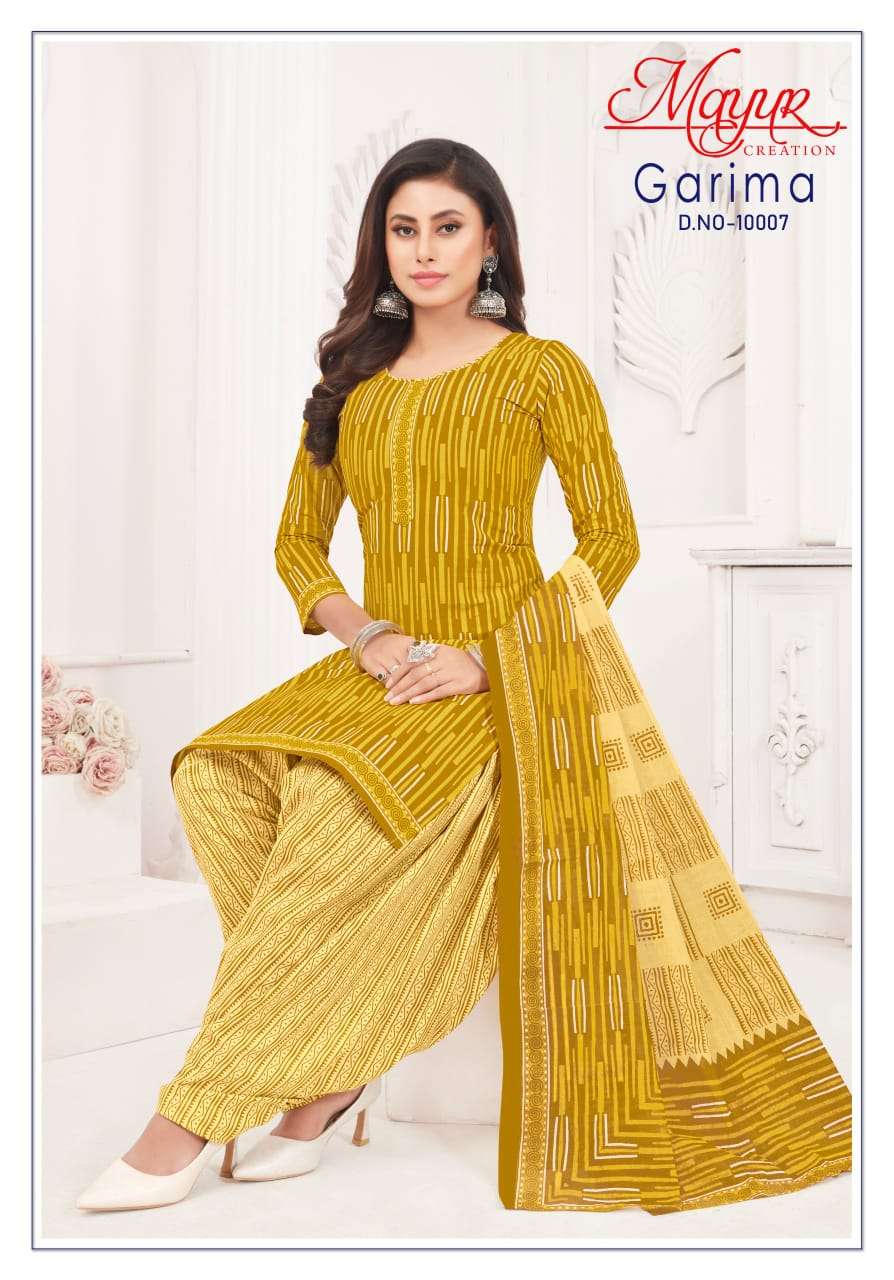 MAYUR CREATION GARIMA VOL 10 COTTON PRINT PATIYALA DRESS