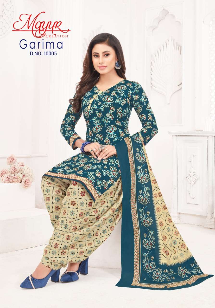 MAYUR CREATION GARIMA VOL 10 COTTON PRINT PATIYALA DRESS