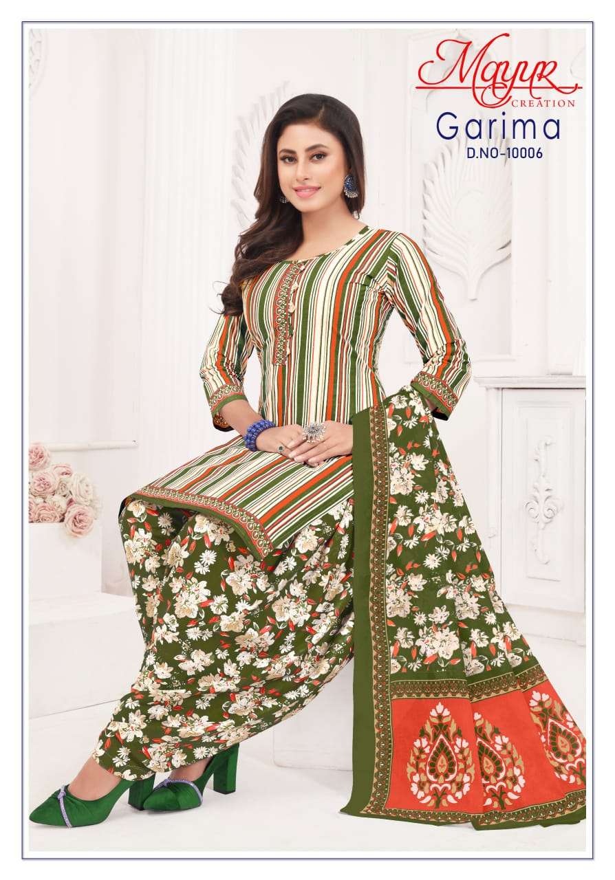 MAYUR CREATION GARIMA VOL 10 COTTON PRINT PATIYALA DRESS