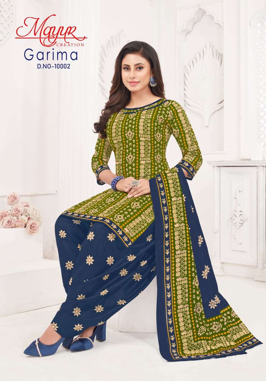 MAYUR CREATION GARIMA VOL 10 COTTON PRINT PATIYALA DRESS