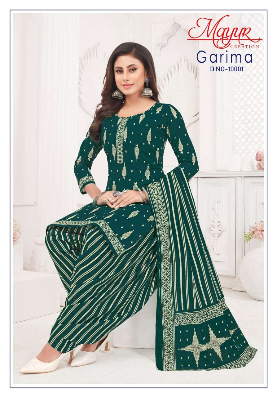 MAYUR CREATION GARIMA VOL 10 COTTON PRINT PATIYALA DRESS