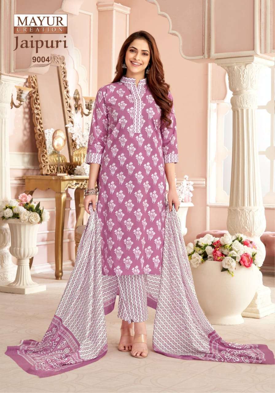 MAYUR CREATION JAIPURI VOL 9 STITCH COLLECTION