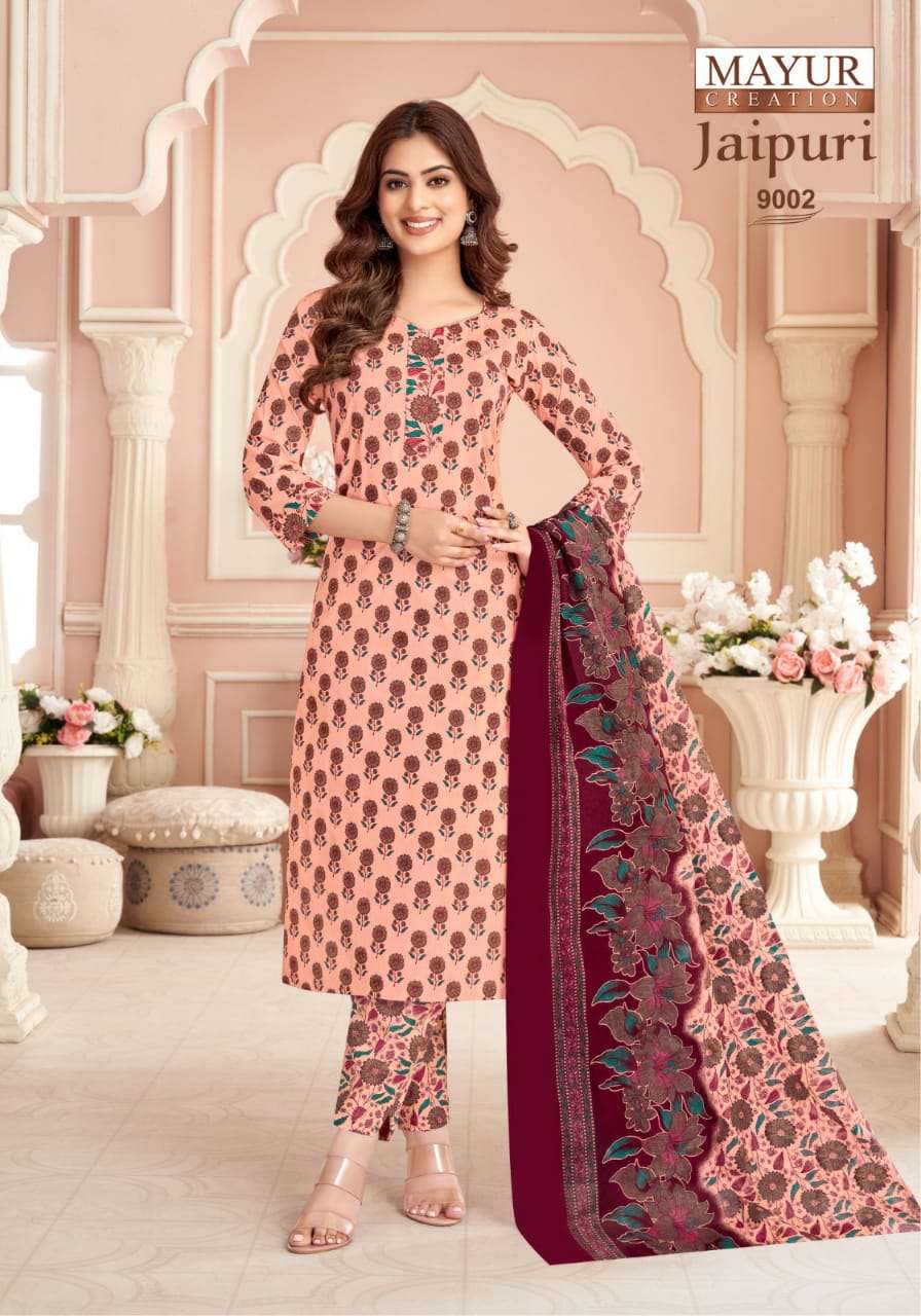 MAYUR CREATION JAIPURI VOL 9 STITCH COLLECTION