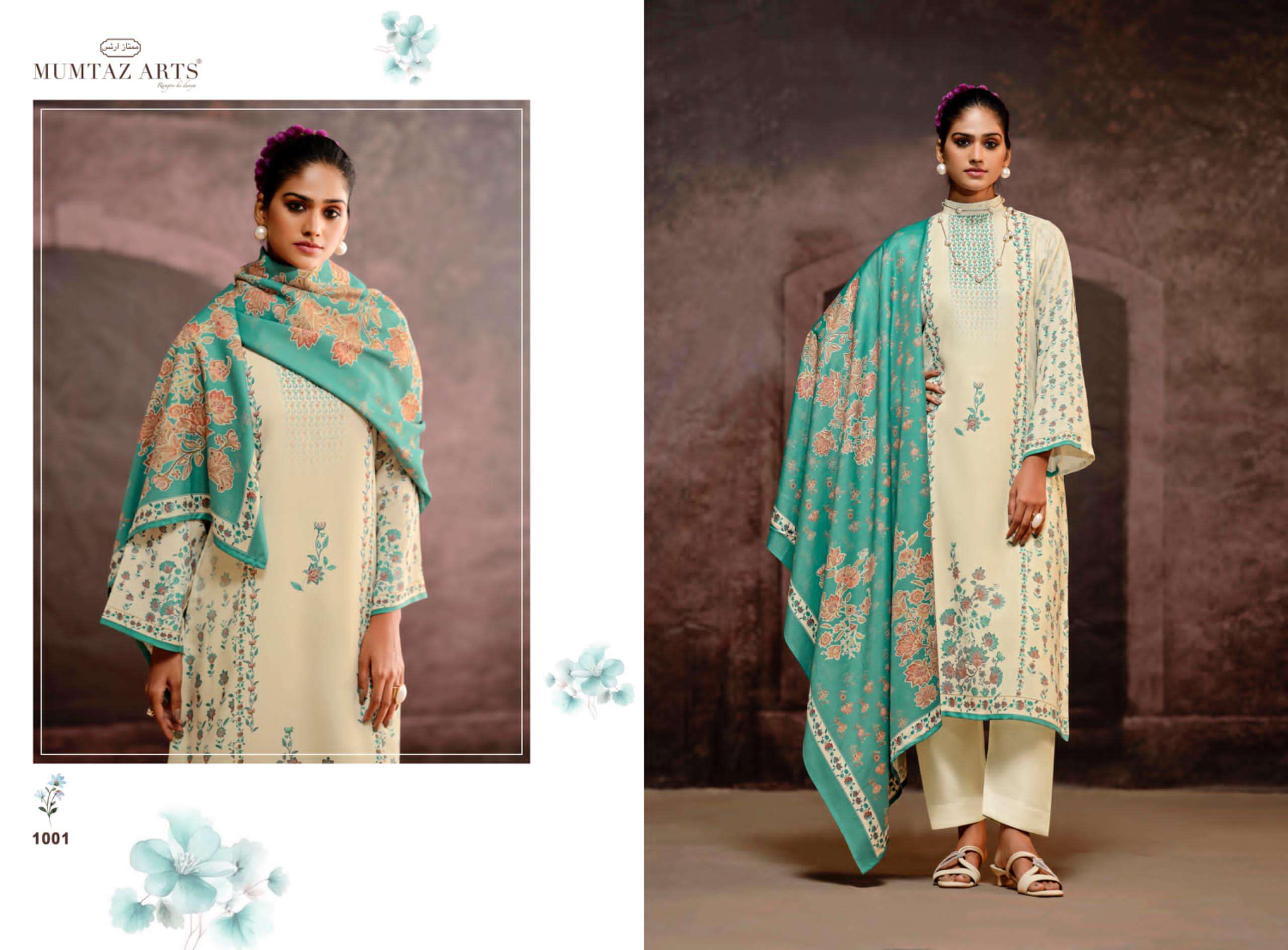 MUMTAZ ARTS SILSILA PASHMINA DESIGNER WINTER WEAR SUIT