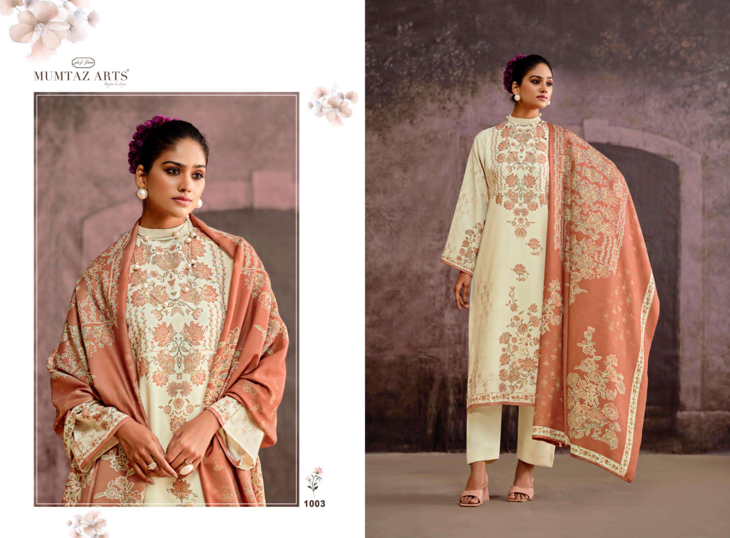 MUMTAZ ARTS SILSILA PASHMINA DESIGNER WINTER WEAR SUIT