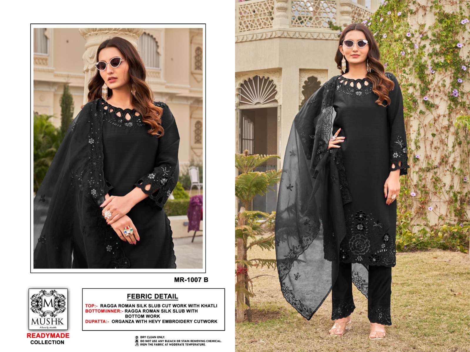 MUSHK MR 1007 SILK DESIGNER READY MADE SUIT